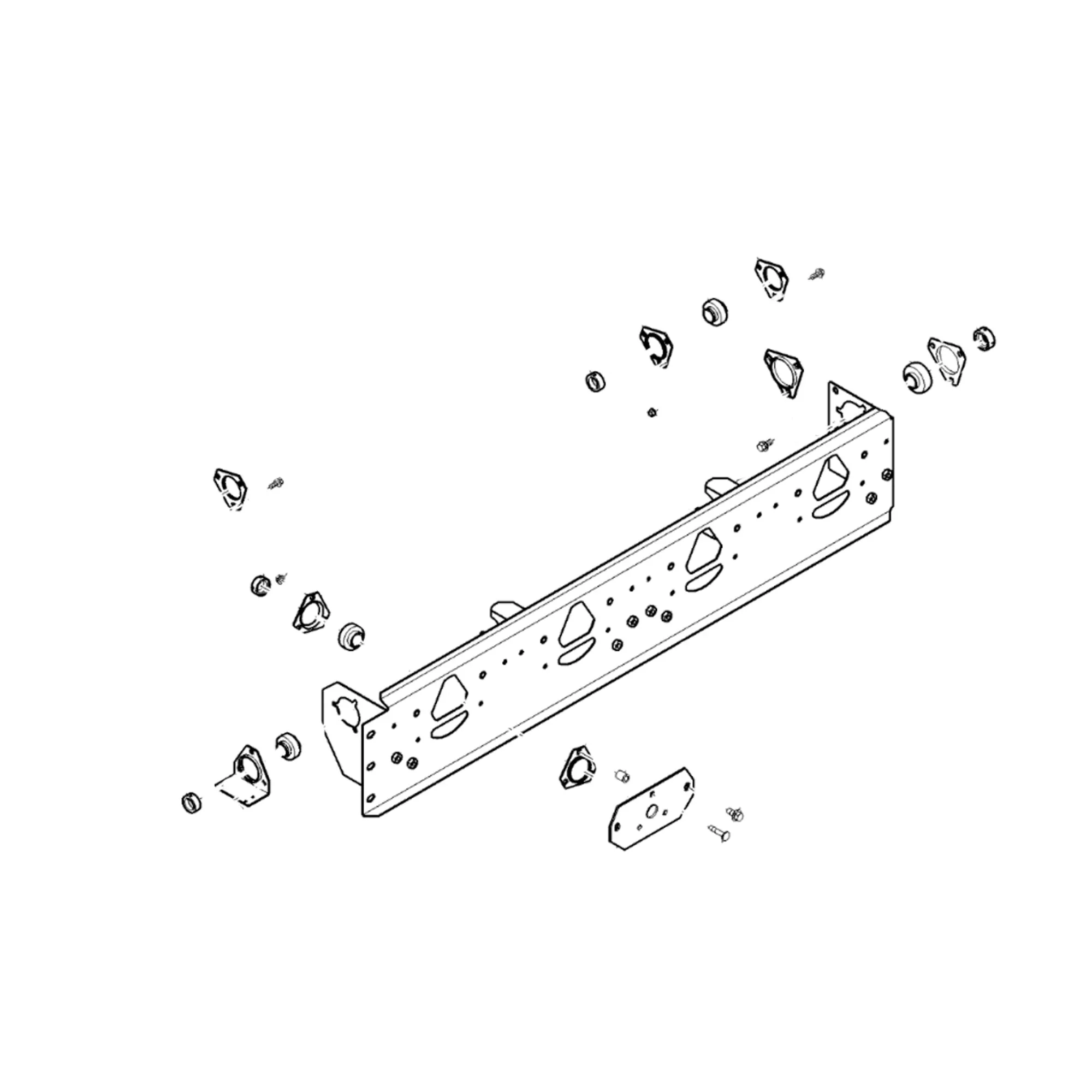 John Deere Auger Front Support Channel Bearing Kit - KXE10350