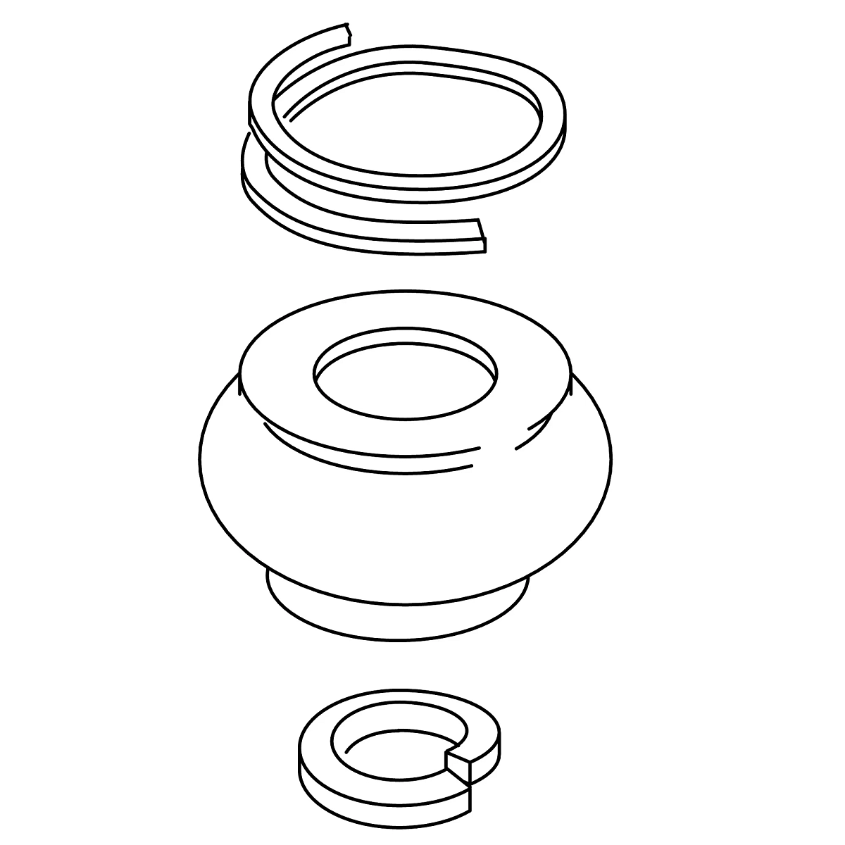 Kit, Boot and Lock Ring, Tie