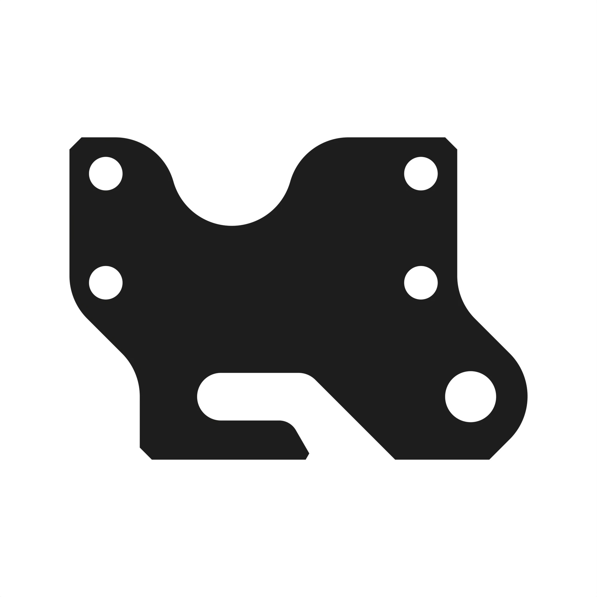 LIFT ARM, PLATE, FRONT HITCH MOUNT