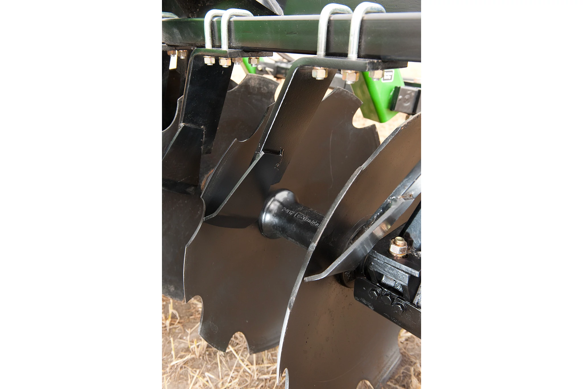 Close up view of DH5110 Disk Harrow in field