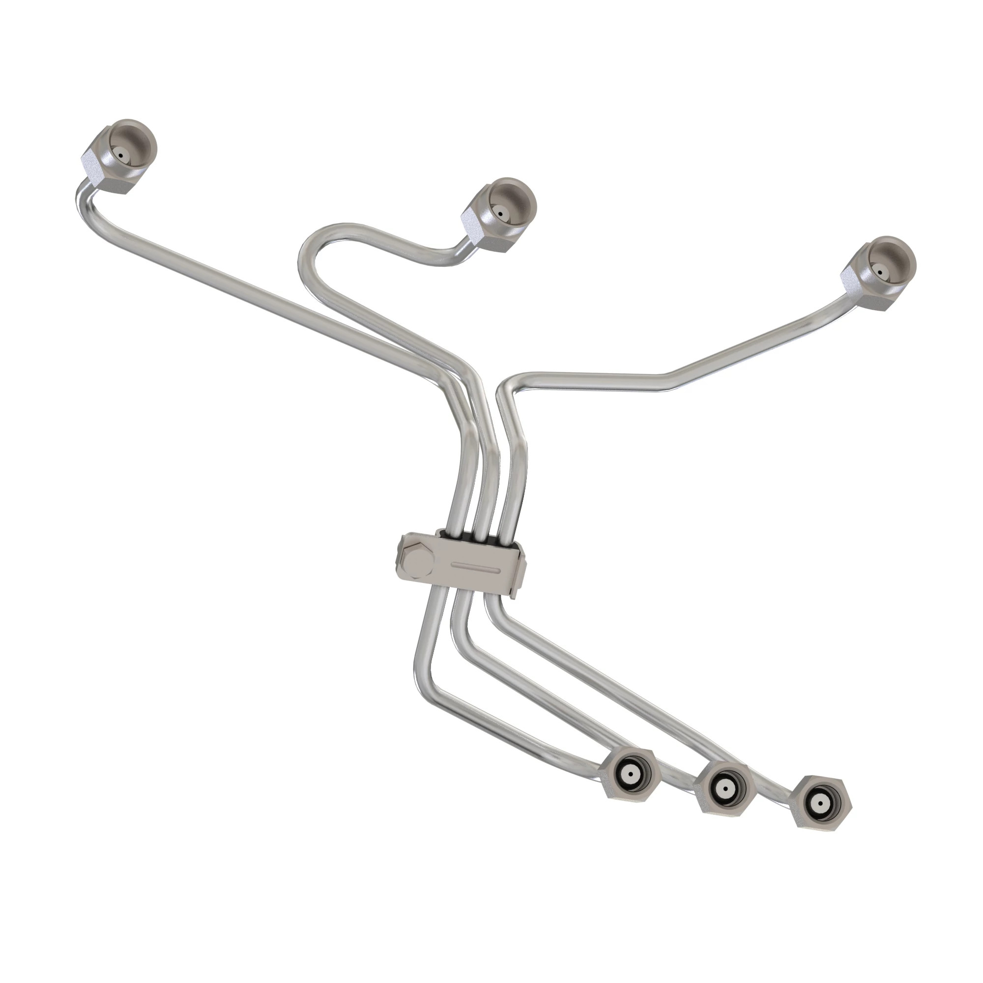 FUEL LINE, WITH CLAMPS