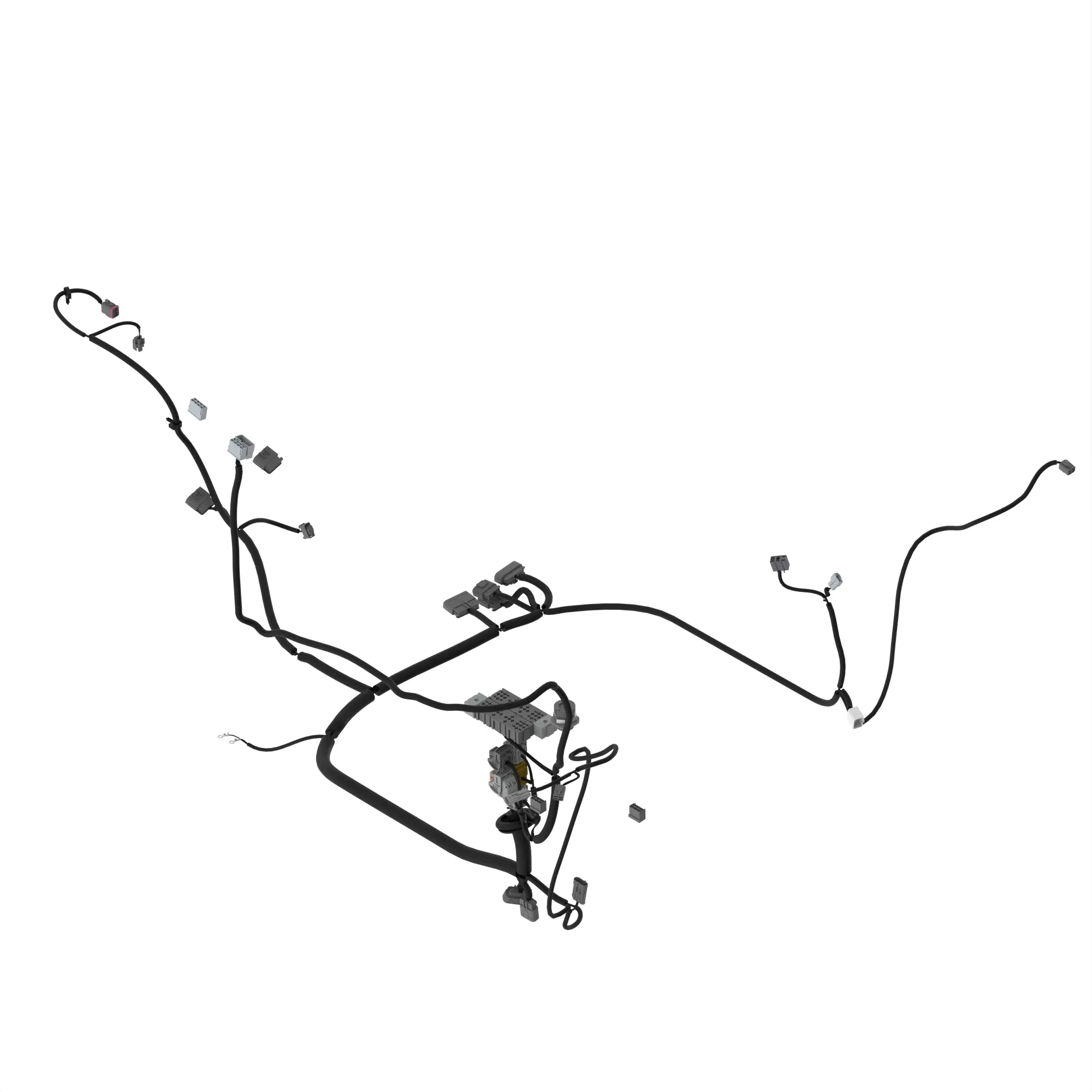 CAB WIRING HARNESS, PTE, REAR, WET