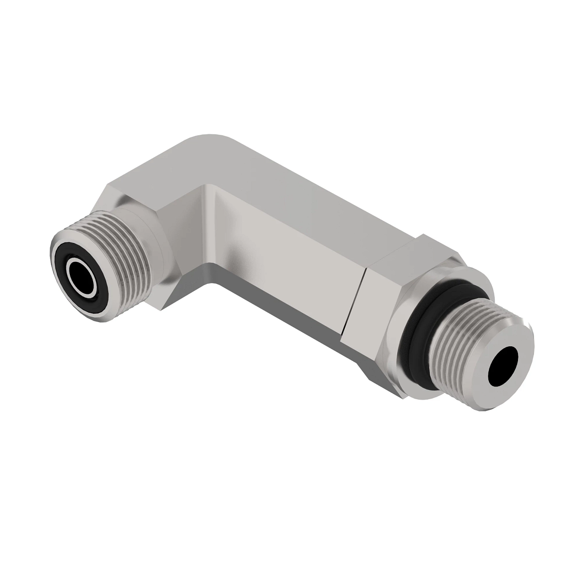 90 Deg Adj Stud Elb Long, S-Ring