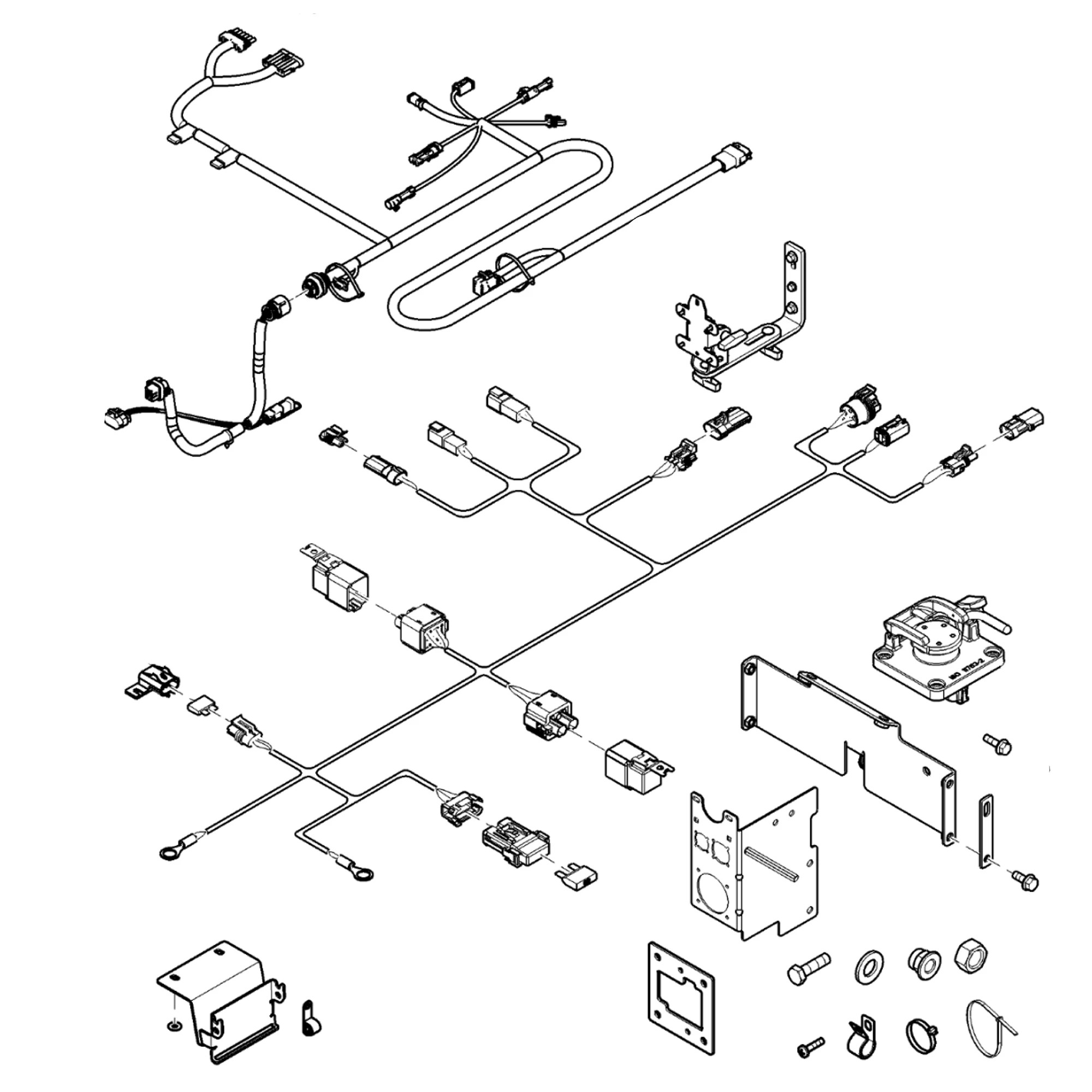 John Deere 8000 Series GreenStar™ Ready Hardware Kit - BPF10937