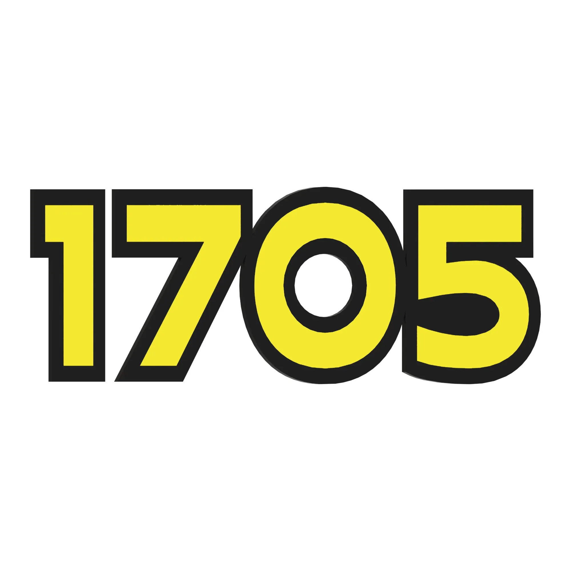 John Deere 1705 Model Number Sign - A96970