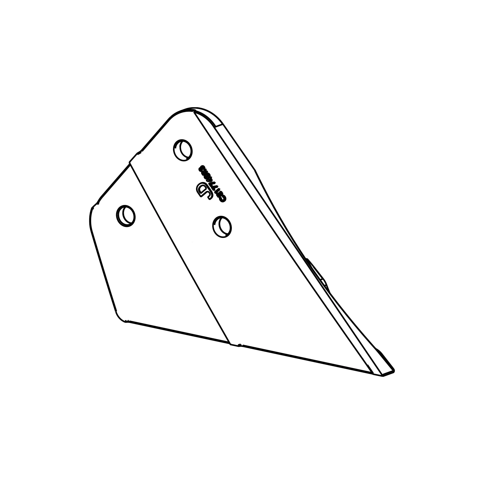 John Deere General Purpose Bucket End Bit - CE17748R3
