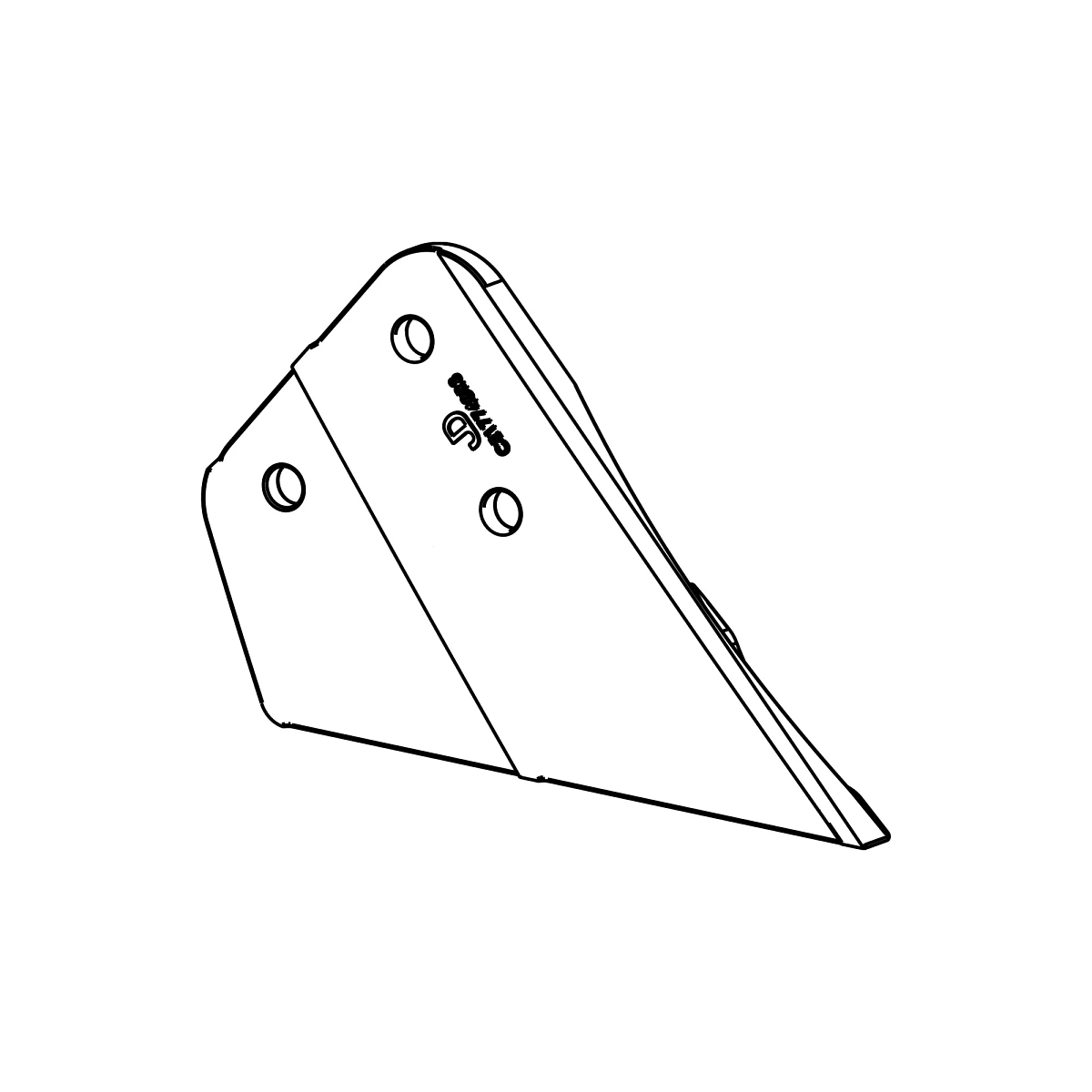 John Deere General Purpose Bucket End Bit - CE17748R3