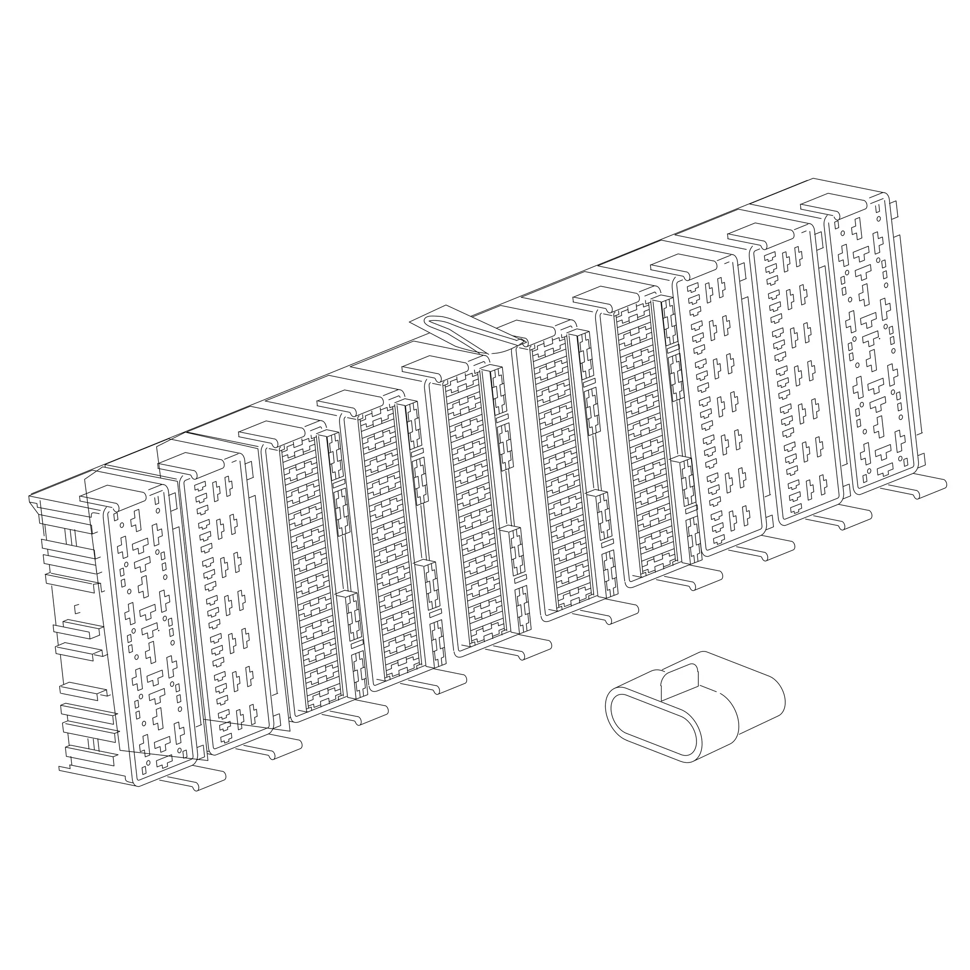 John Deere Cab Wiring Harness, Tier II - AL159019