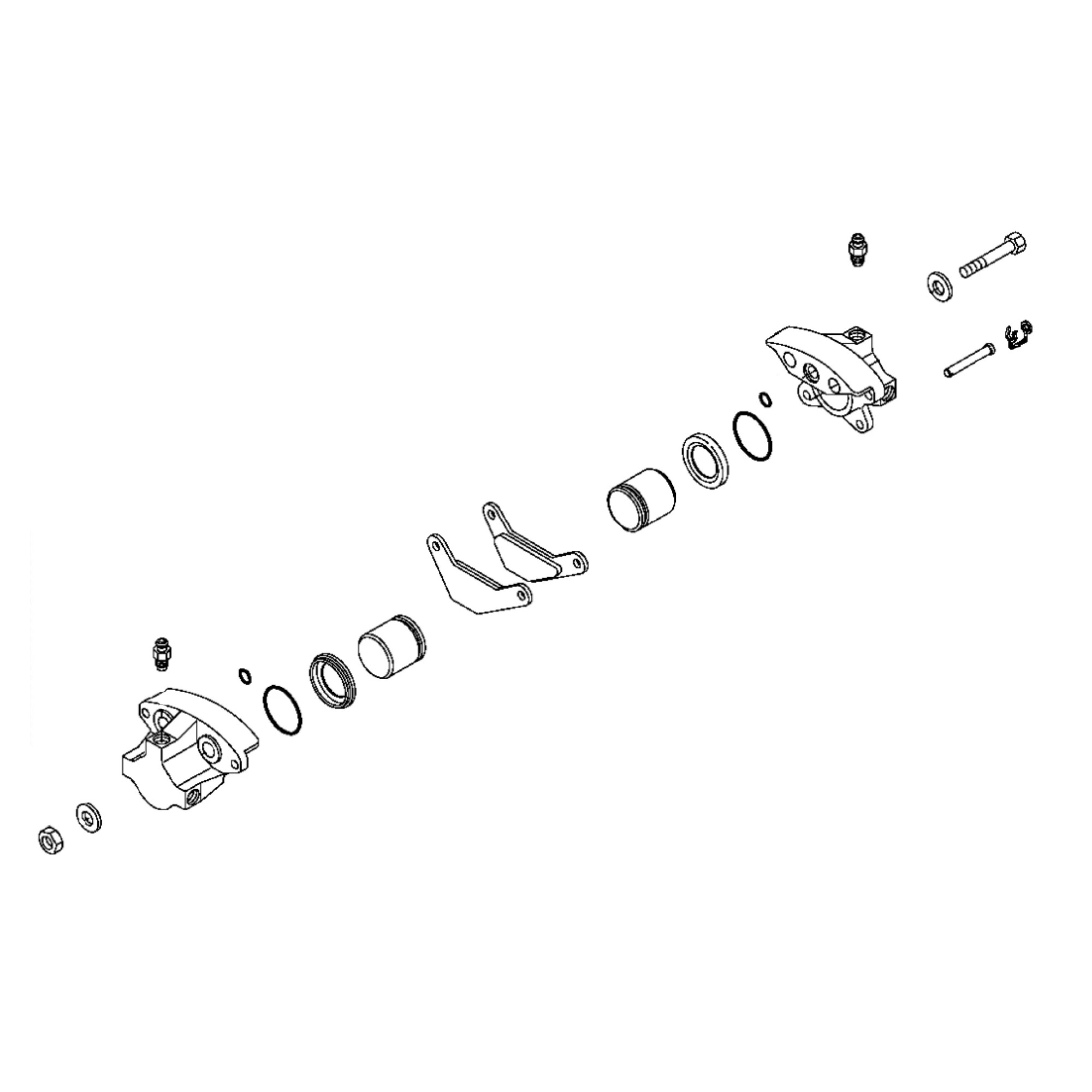 John Deere Disk Brake Caliper Assembly - AN202772