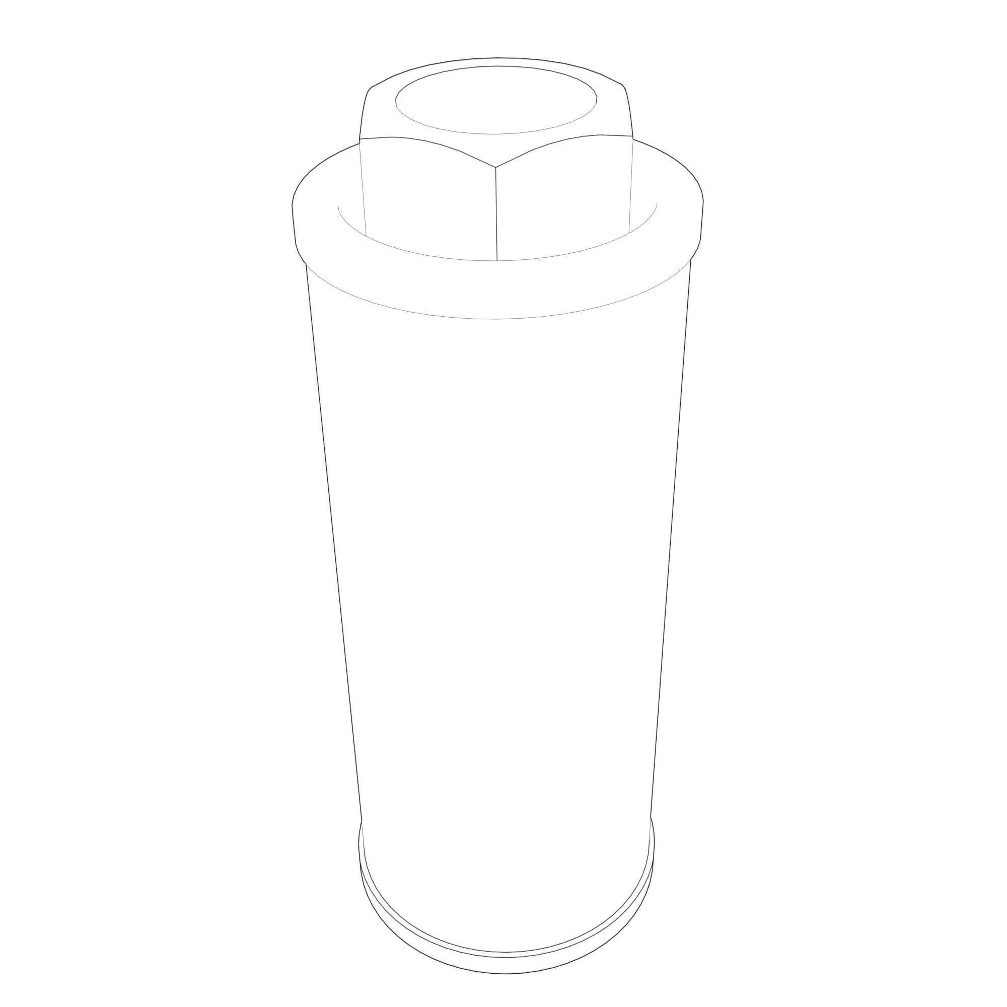 John Deere Hydraulic Oil Reservoir Suction Filter - AT124716