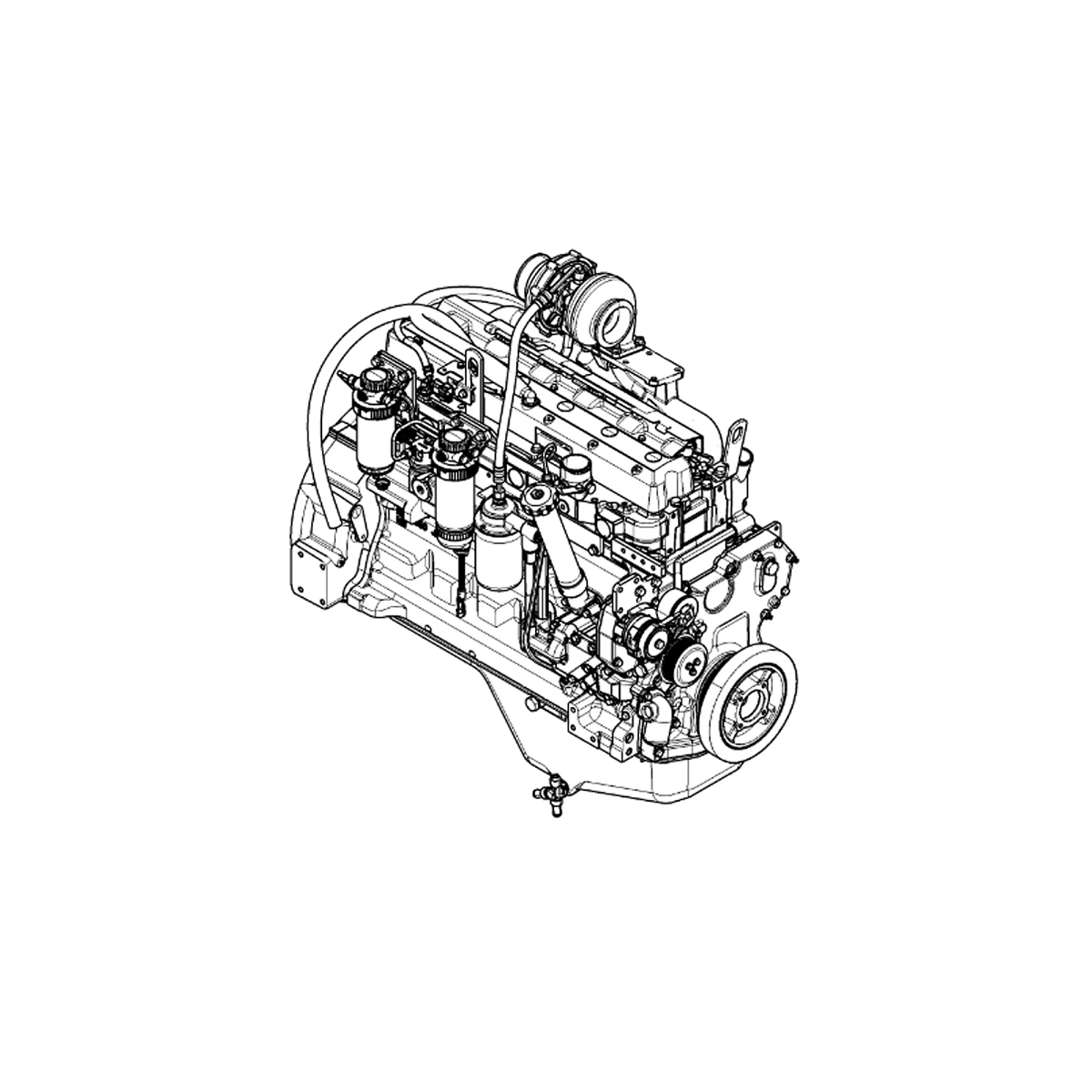 Engine, Reman Complete 6068 T3