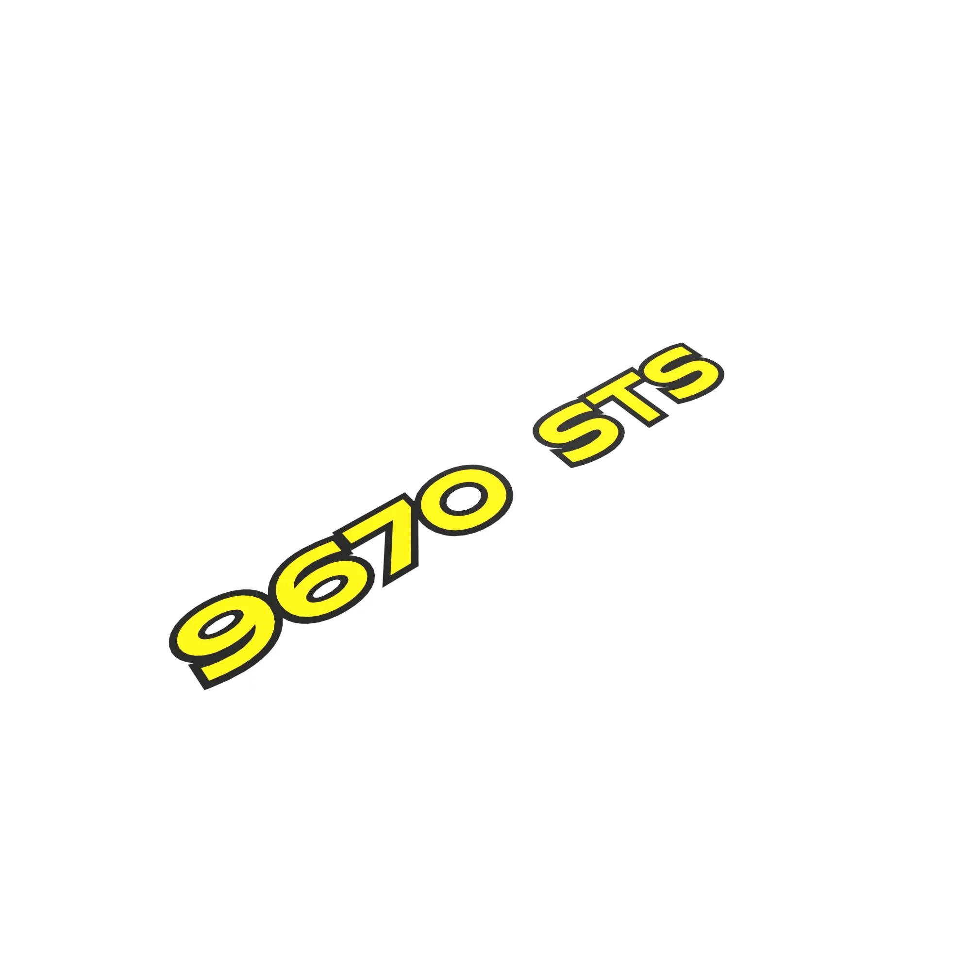 John Deere 9670 STS™ Label - H223723