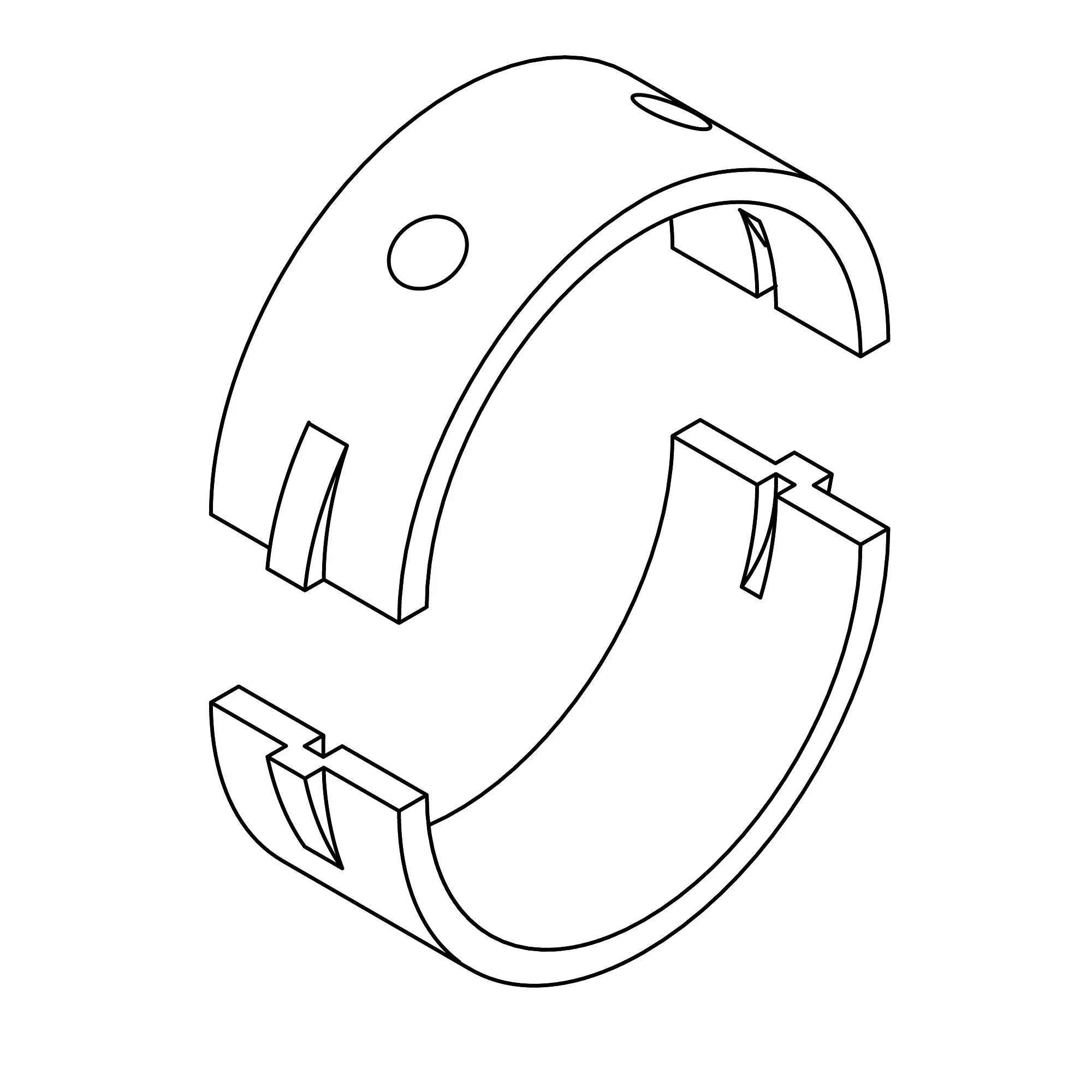 John Deere Engine Main Bearing - MIA880559