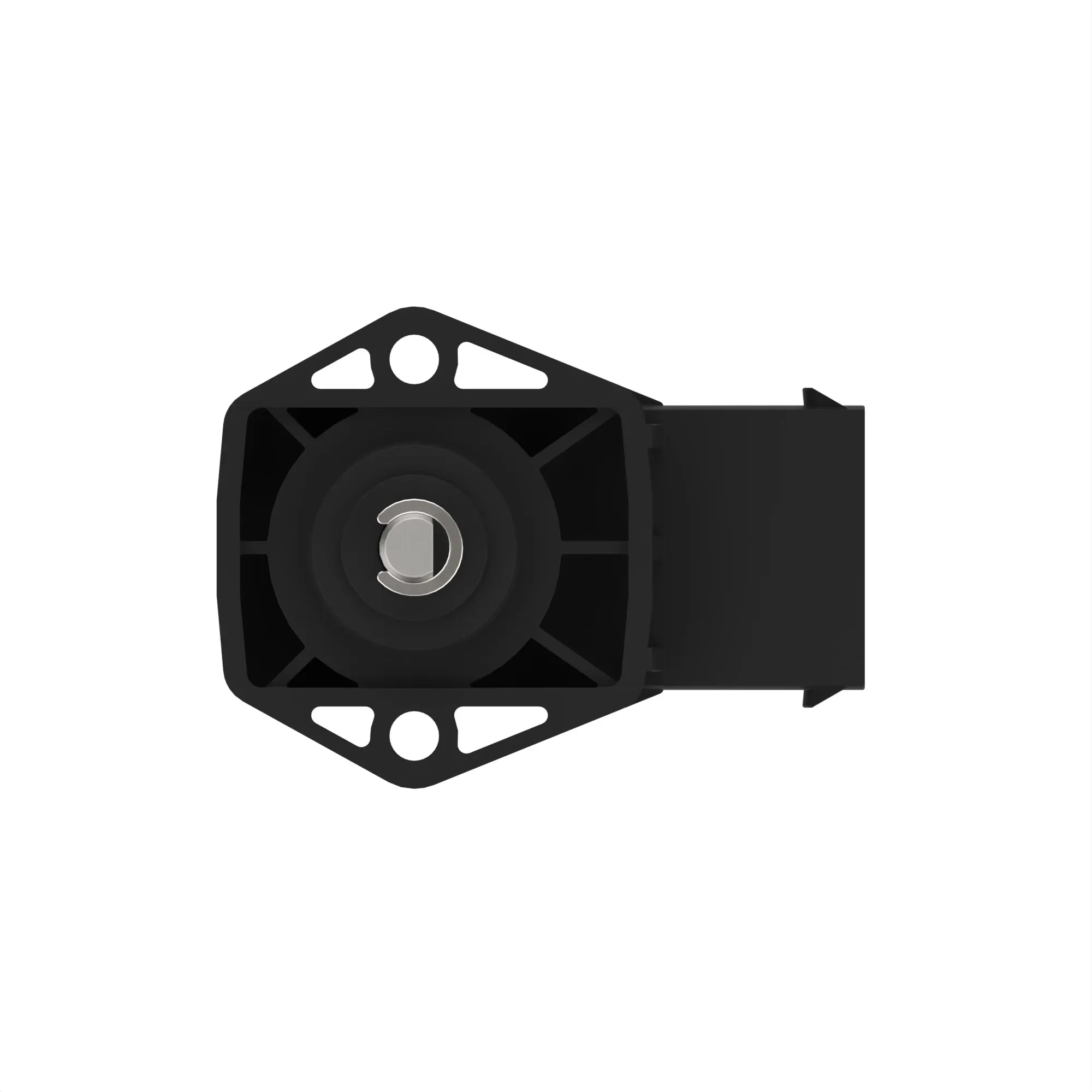 ROTARY POSITION, LATERAL HALL, +/-30 DEGREE, 2-CHANNEL, ANALOG, CLAMPED