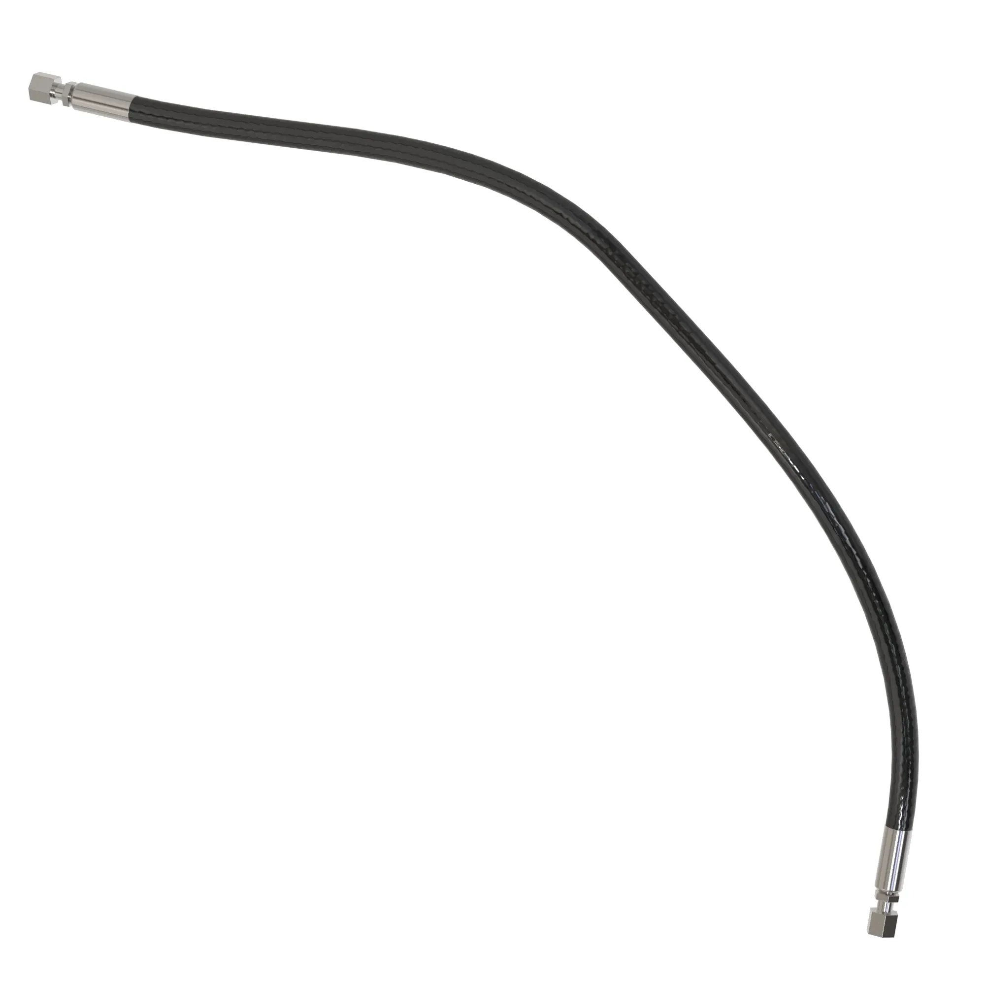 John Deere Left Angle Cylinder Head End Hydraulic Hose - AT456733