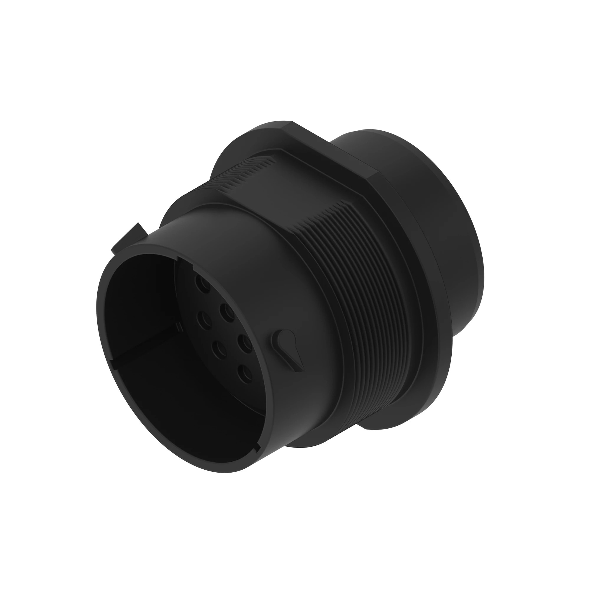 John Deere Black External Electrical Connector Housing, 14 Cavities - 57M11913