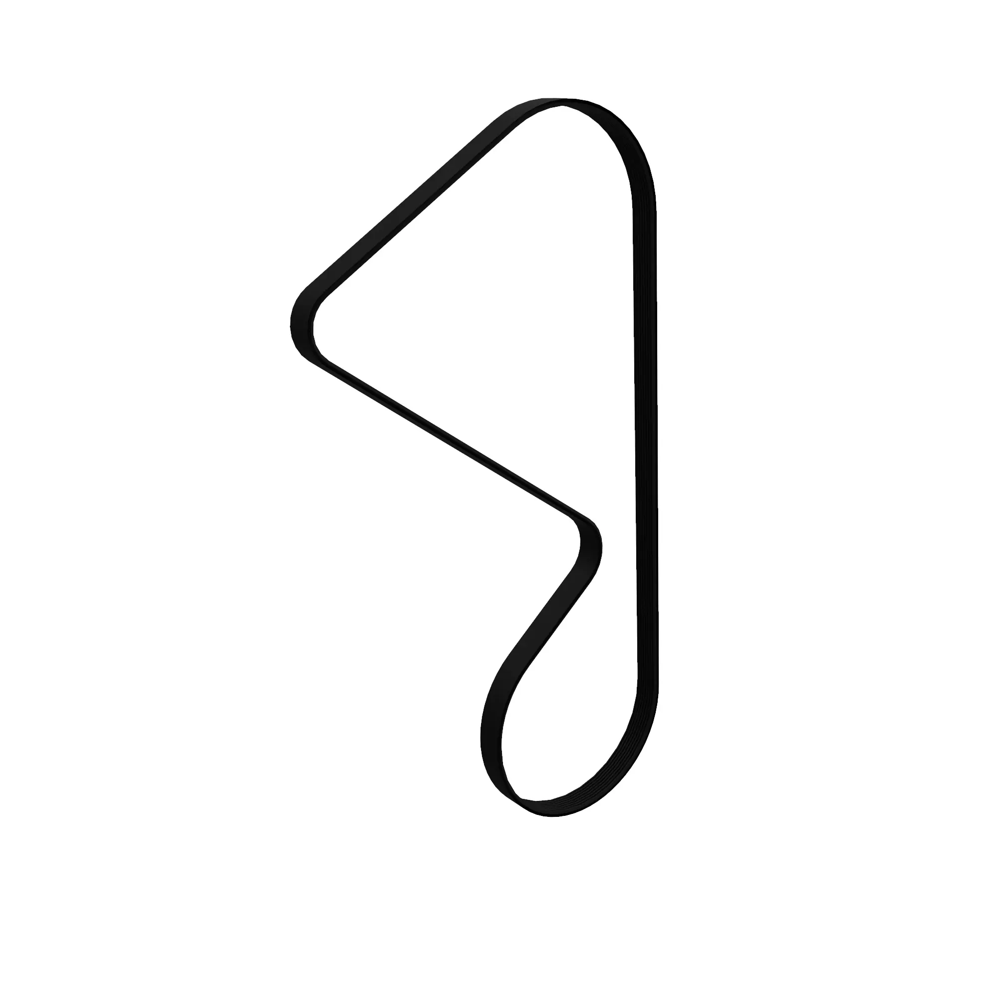 John Deere 8PK Section Engine Fan Drive V-Belt, Effective Length 1950.0 mm (76.8 inch) - DZ118859