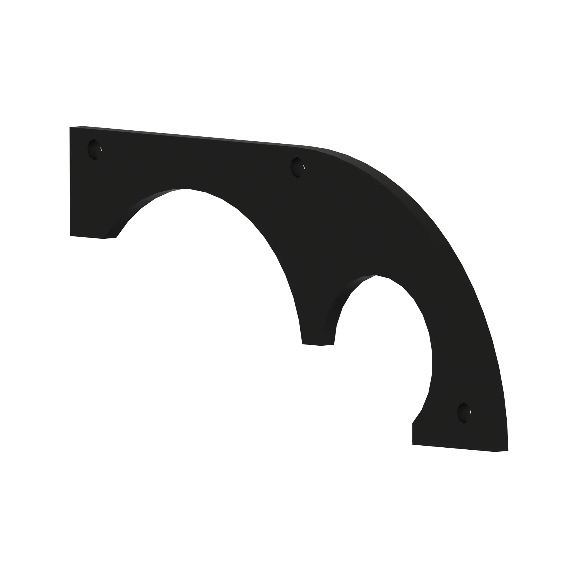 John Deere Rubber Sealing Trim Radiator Rubber Sealing Trim, Top, Left Side - L206260