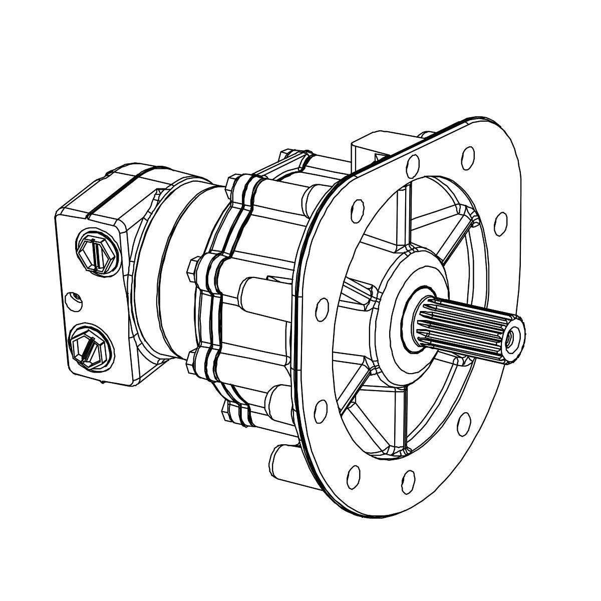 Motor, Hydrostatic, Right Hand