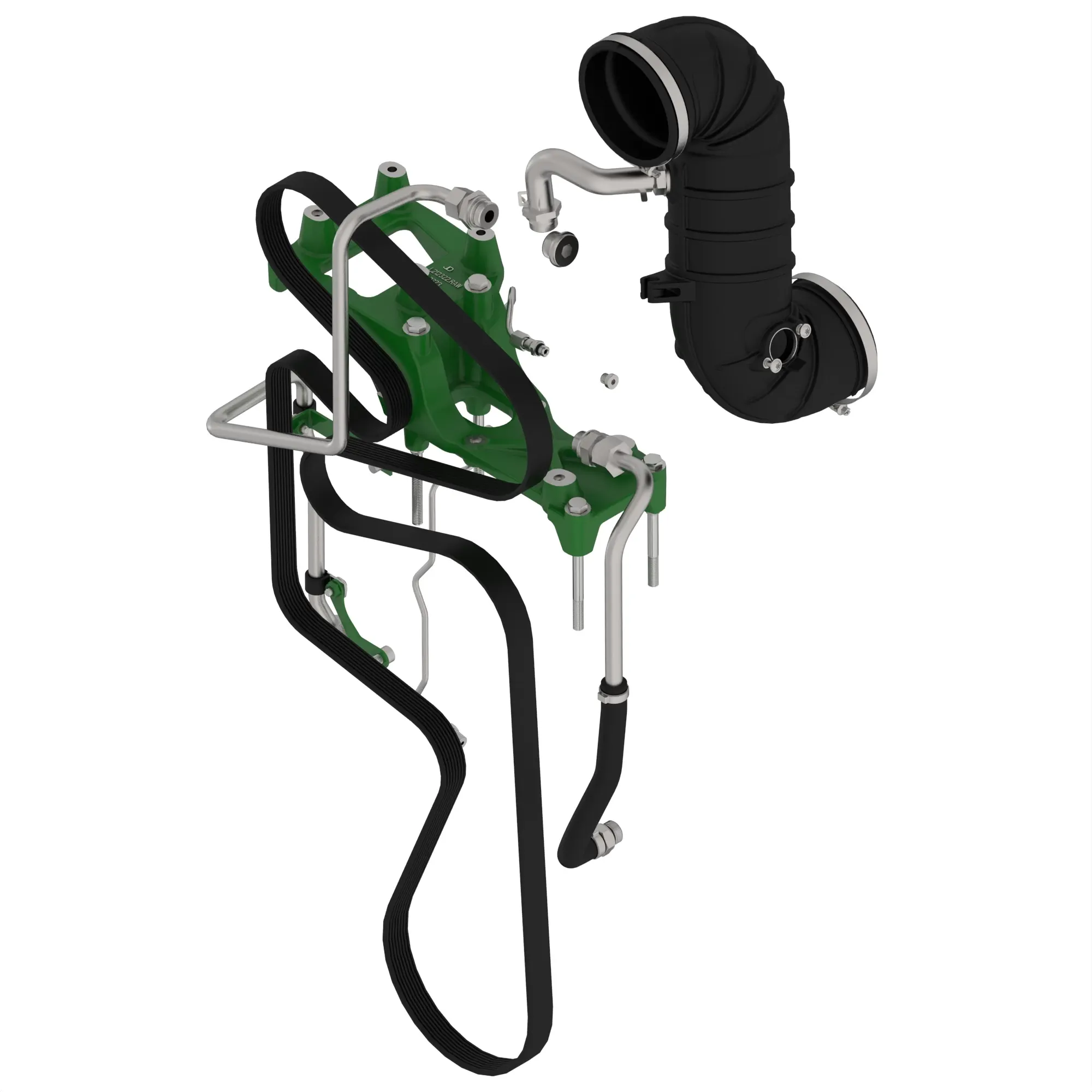 John Deere Air Trailer Brake 2 Line Attachment - BL16643