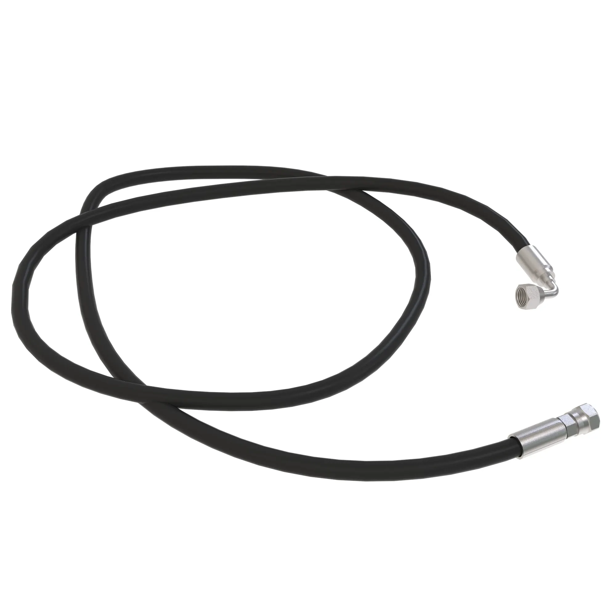 John Deere Air Reservoir to Engine Deck Tee Hose - AXE55961