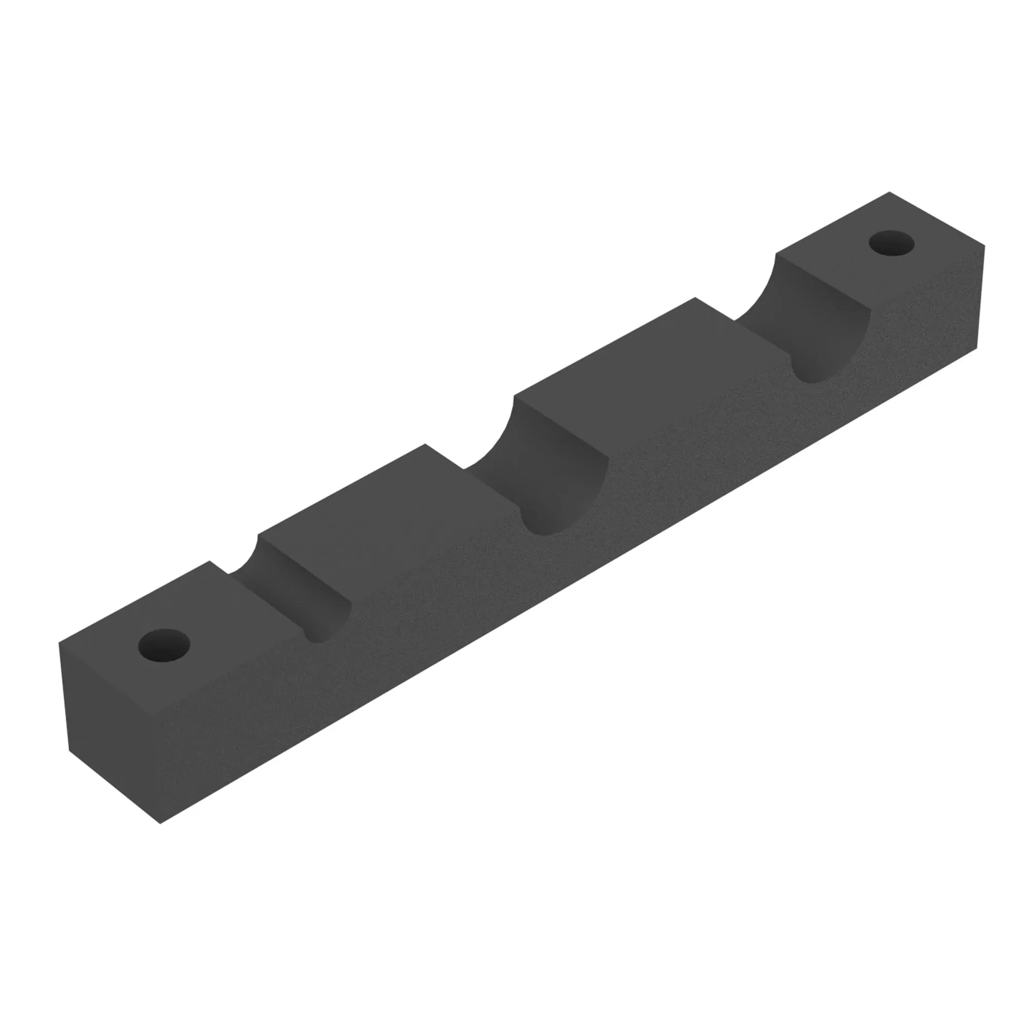 John Deere Rubber 3-Diameter Block Clamp - T424522