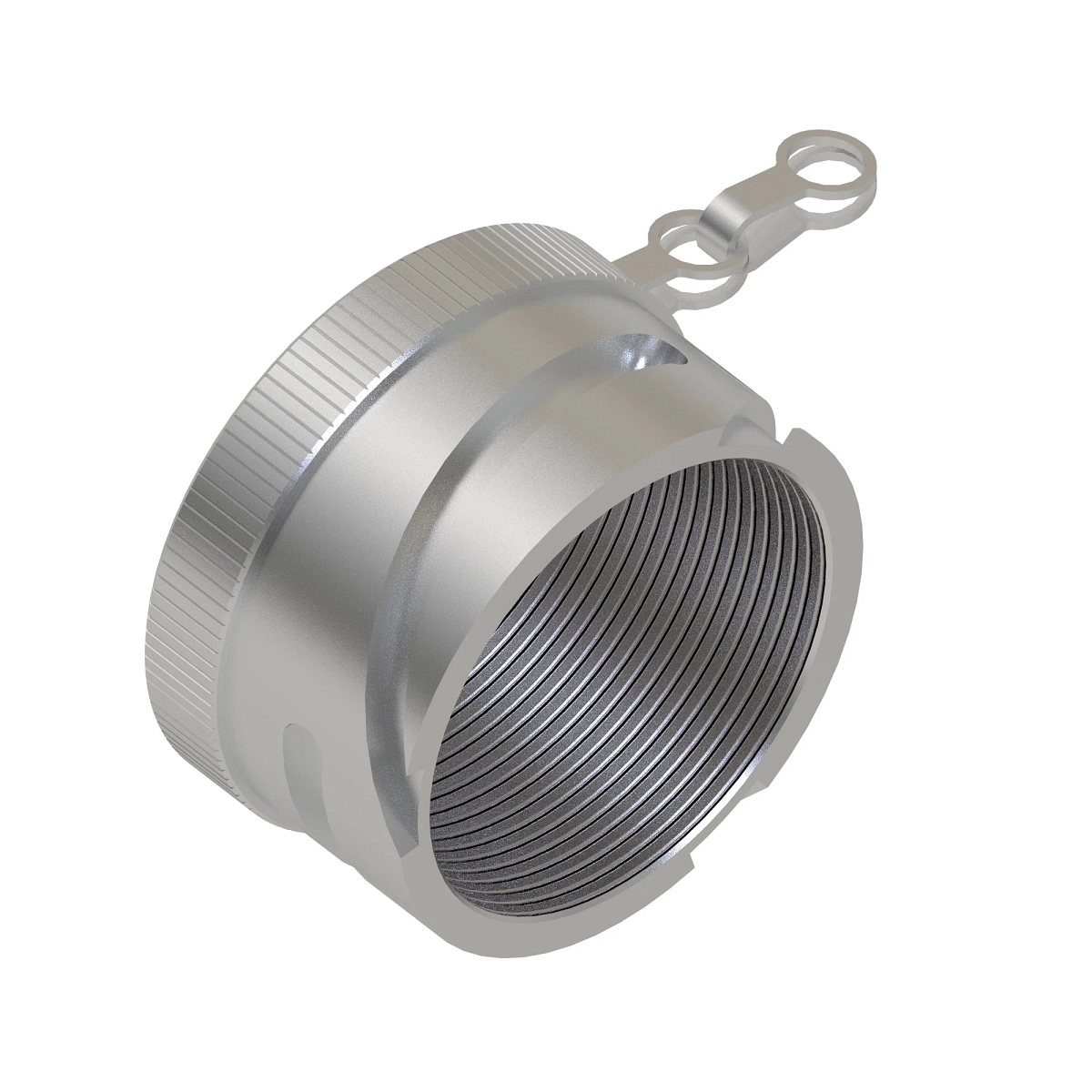 Conn Amphenol Gt Cap Slvr Alum