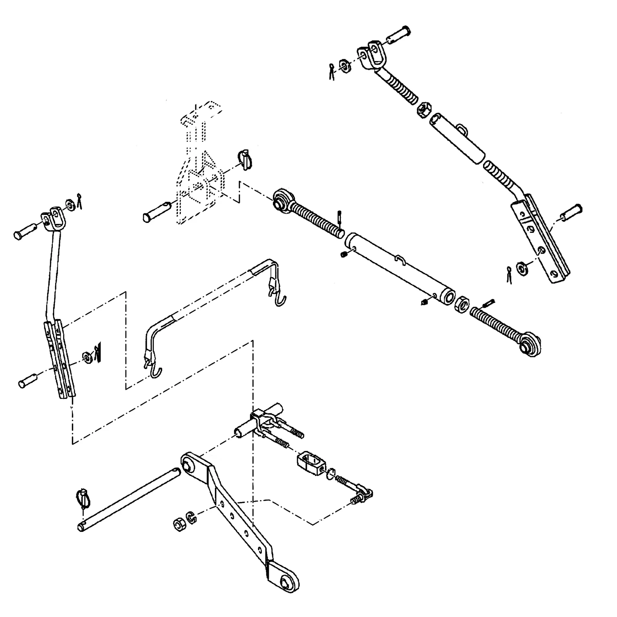 John Deere Three Point Hitch Kit - LVA803673