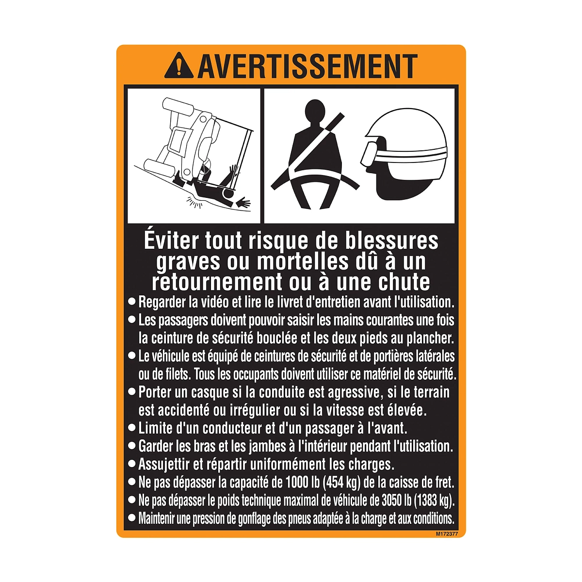 Label, Warning, HPX French