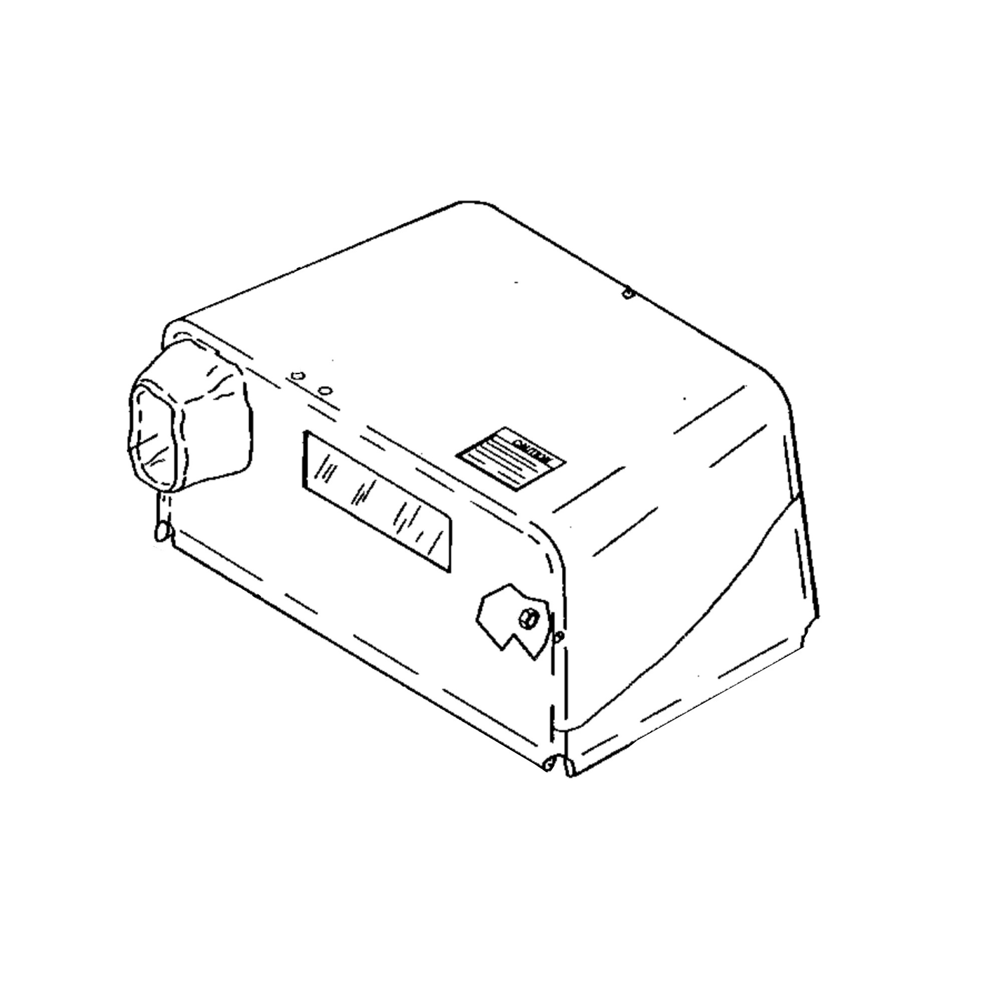John Deere Material Collection System Cart Cover  - AM118314