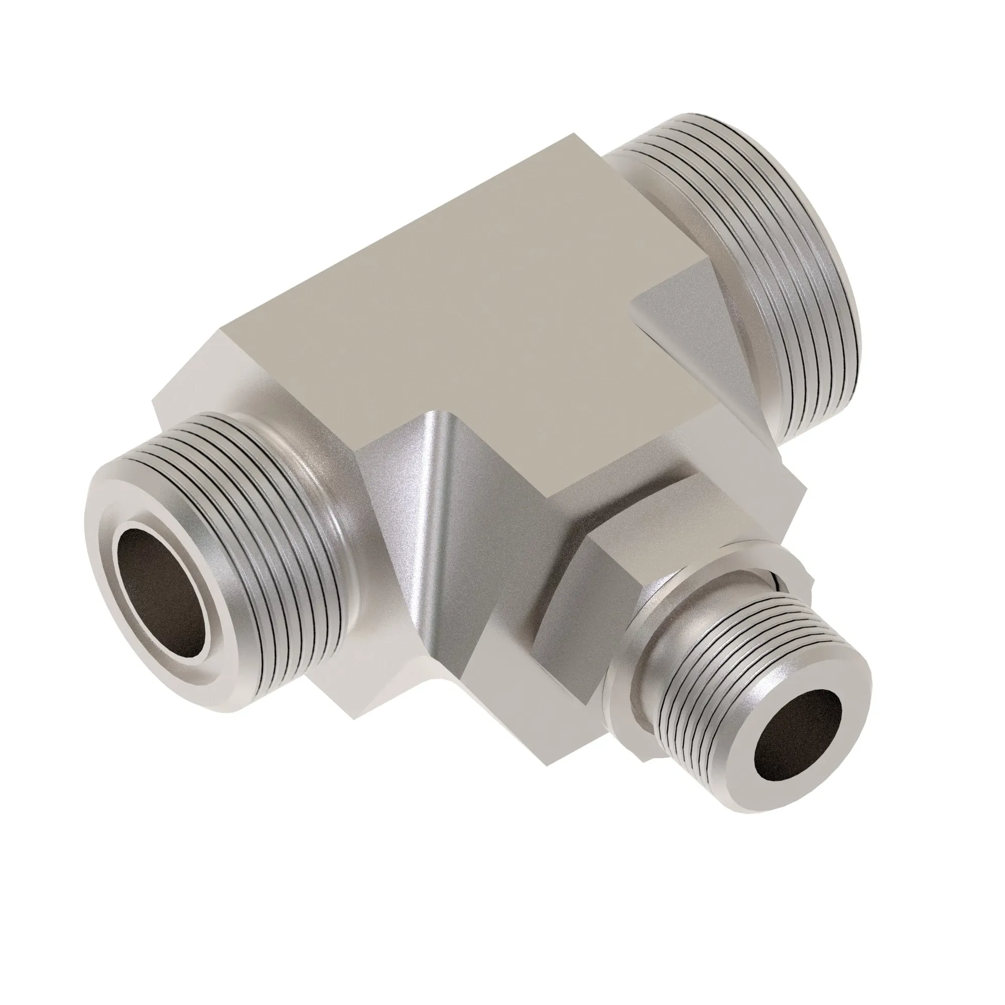 ADAPTER FITTING, TEE FITTING, ORB M
