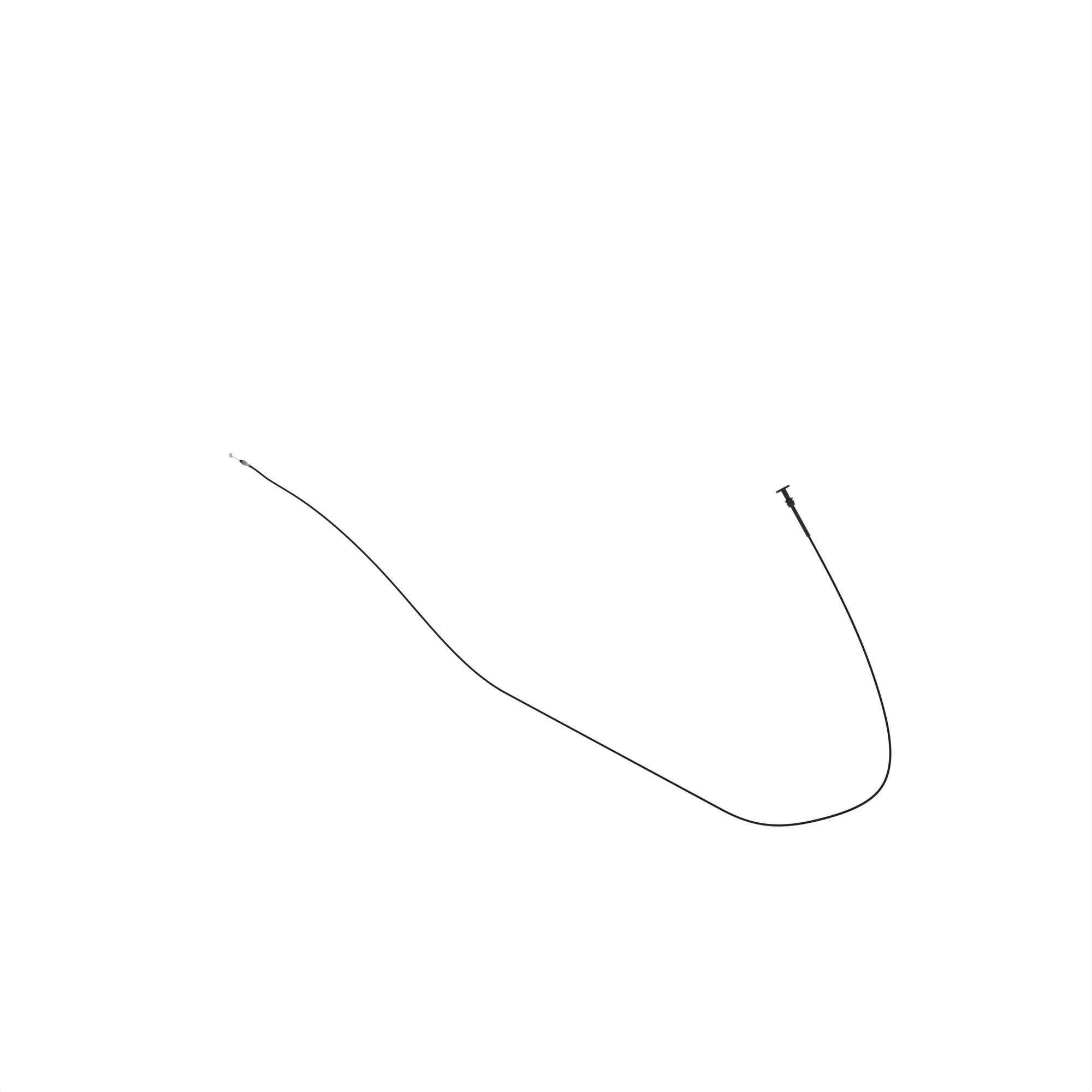 John Deere Throttle and Choke Cable - AM137320