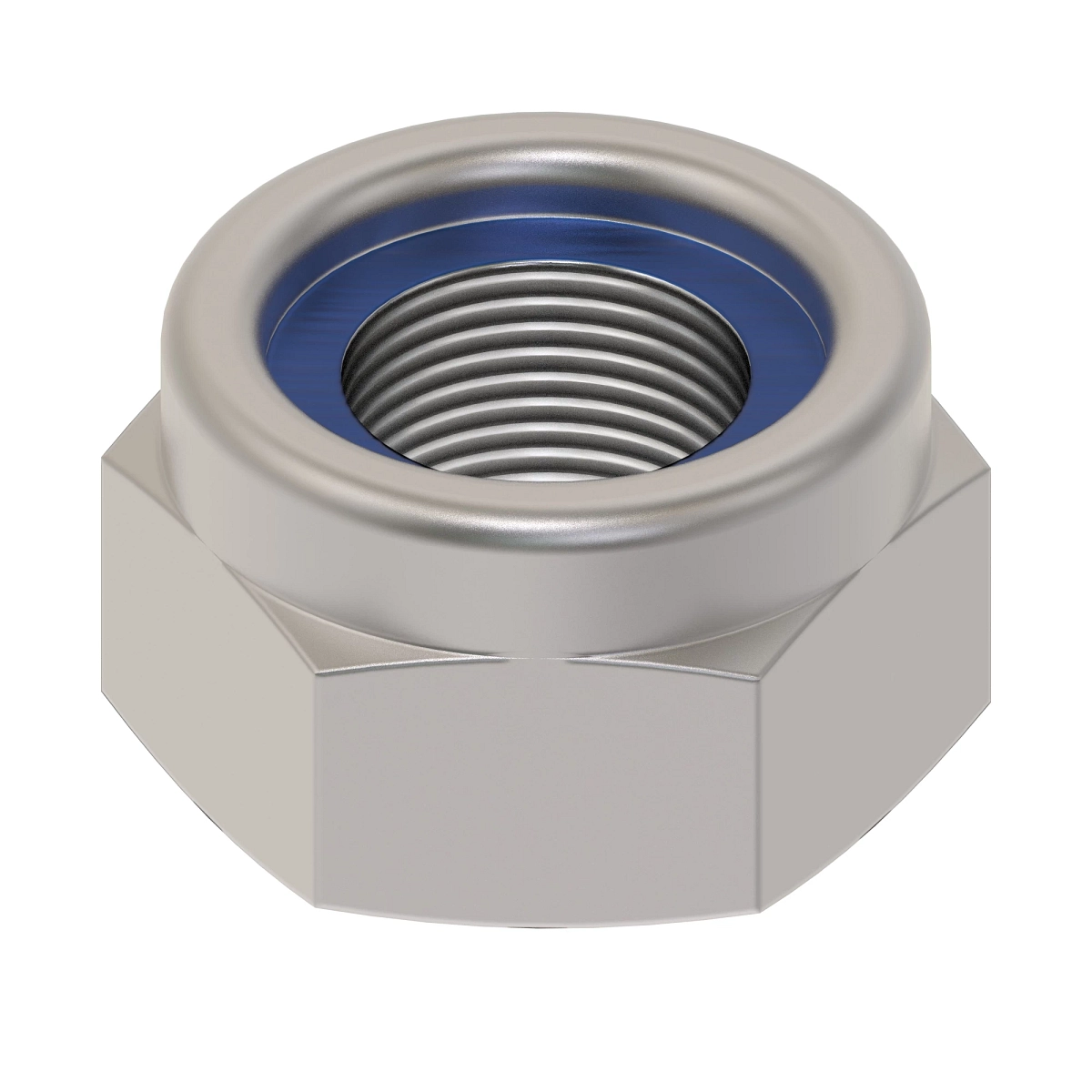 Lock Nut, M12 Din-985 Ss-A2