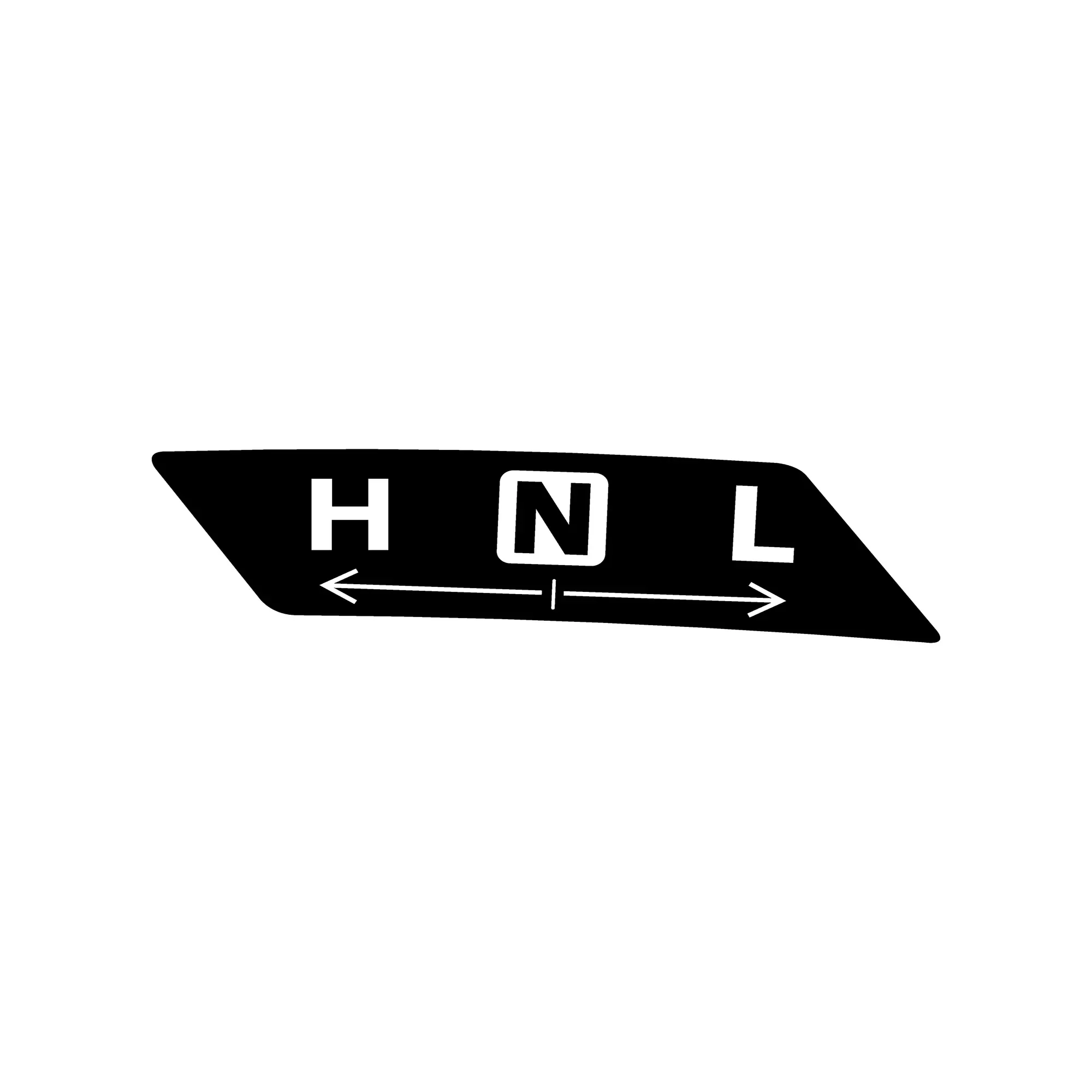 John Deere Range Lever Label - LVU31864