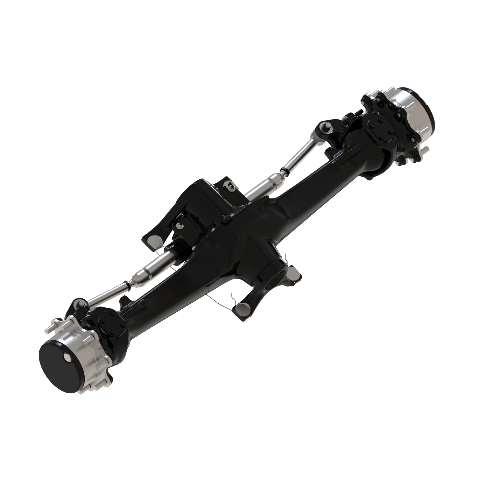 FRONT AXLE, GLOBAL MFWD AXLE, PAINTED