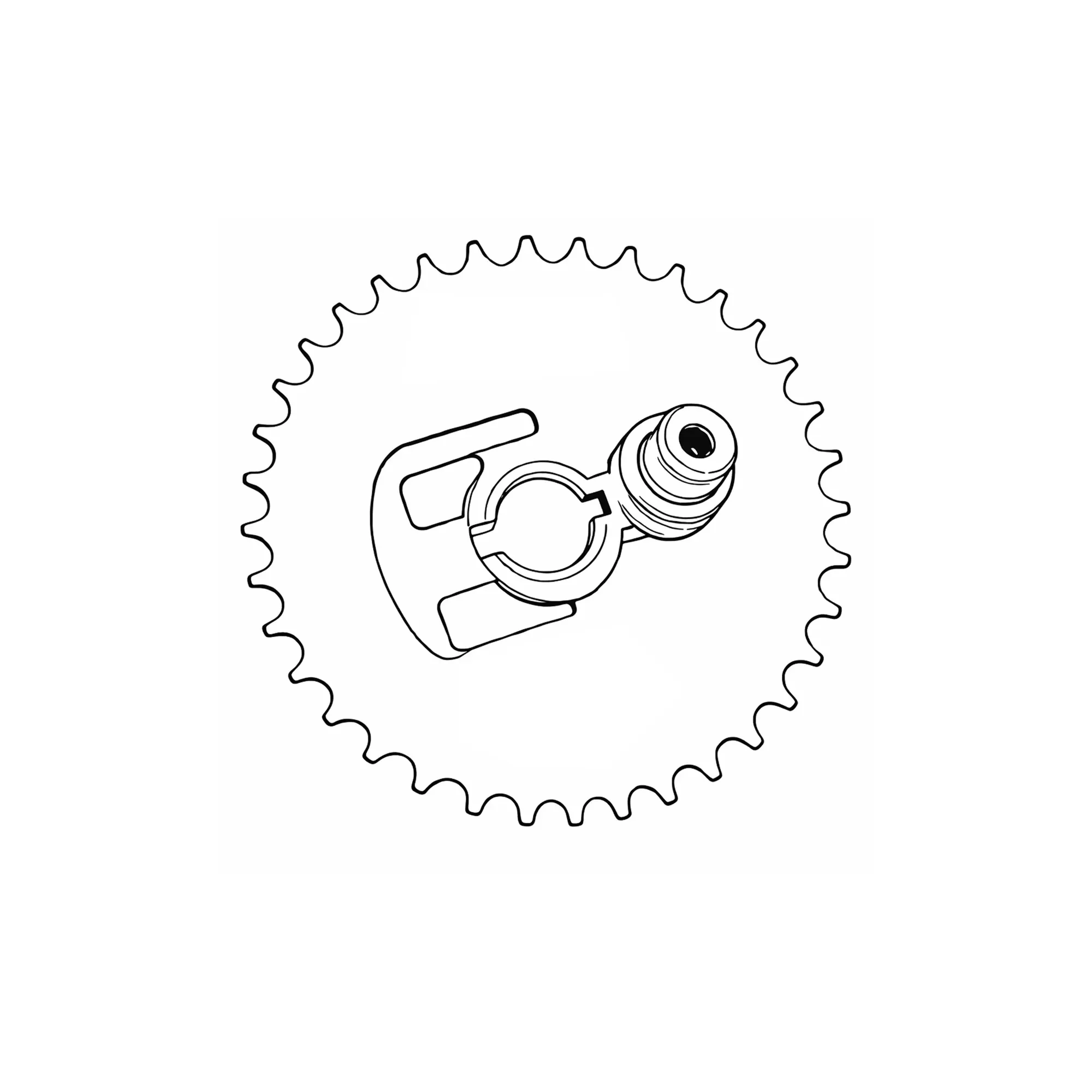 John Deere Shoe Driven Chain Sprocket, 34 Teeth - H97547