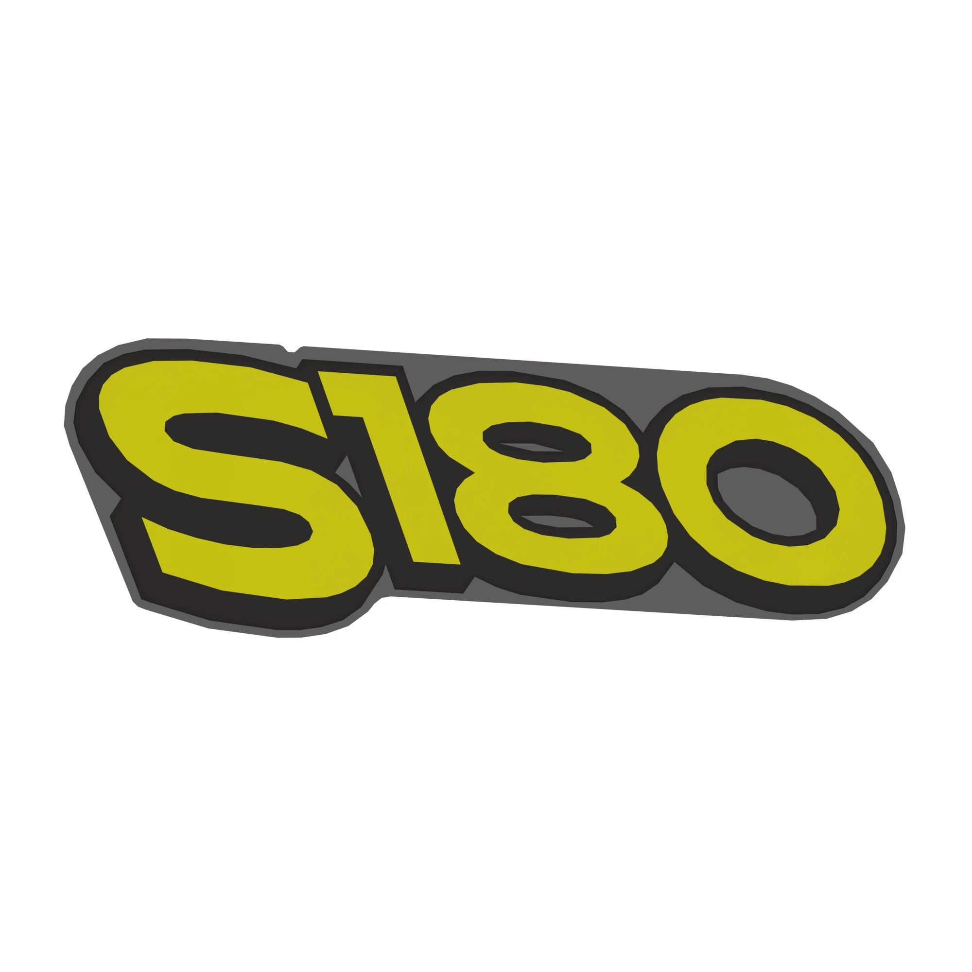 John Deere S180 Hood Label, Right Side - UC26393