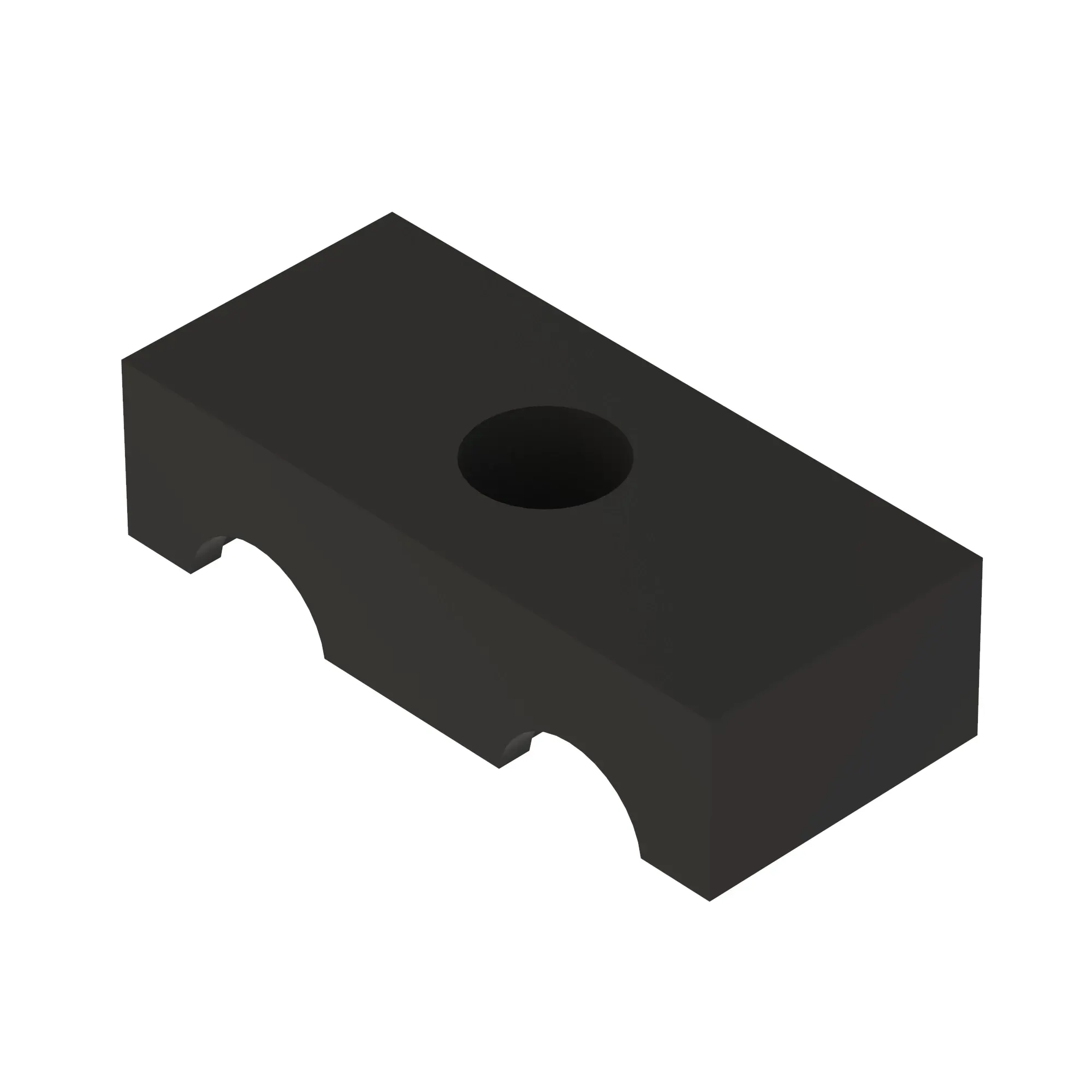 CLAMP, HALFCLAMP FOR 2 HOSES
