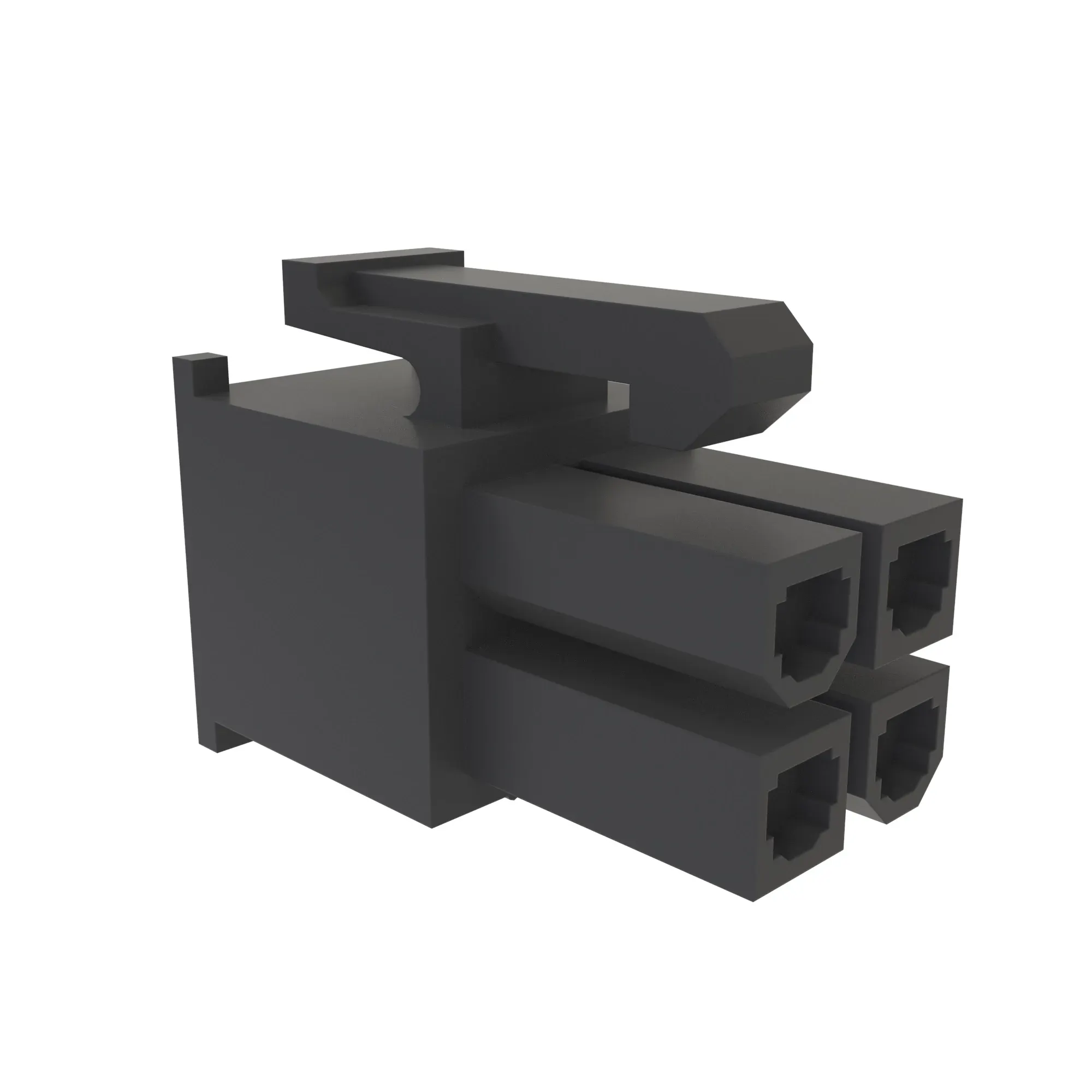 John Deere External Electrical Connector Housing, Cavities 4 - 57M11725