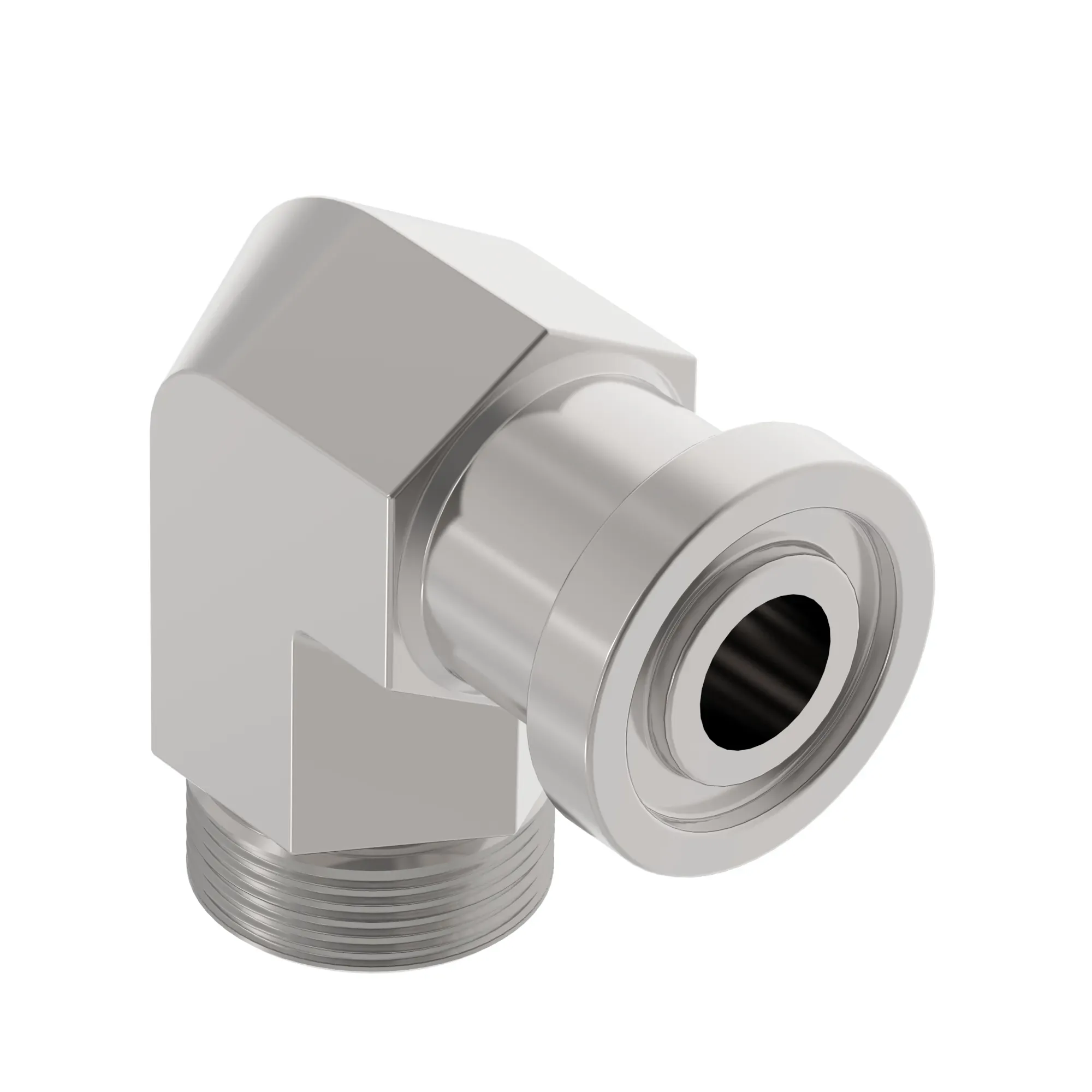 FLANGE FITTING, -12 CODE 62 (90 DEG