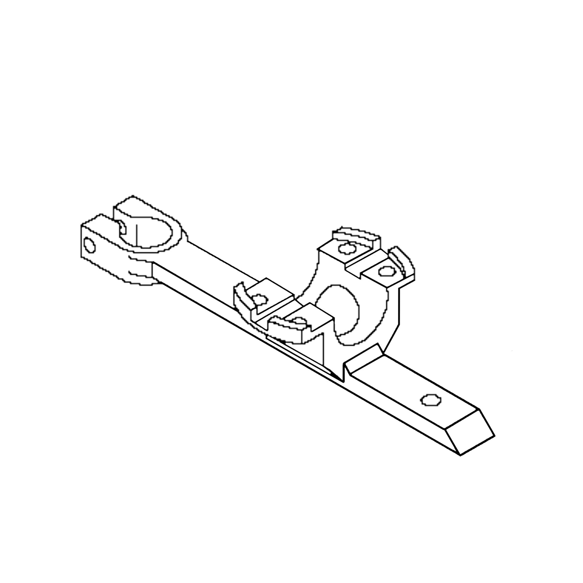 John Deere Sickle Drive Yoke with Hardware - AE42235