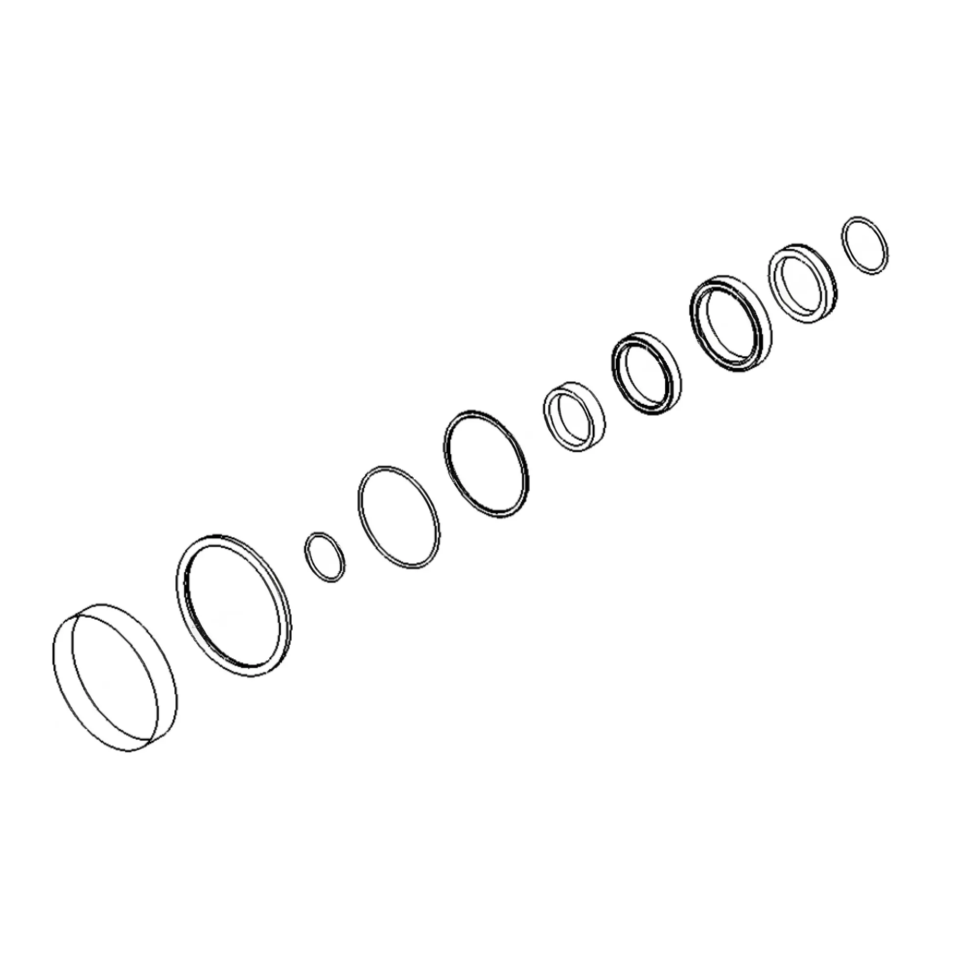 John Deere Boom Cylinder Seal Kit - AT498803