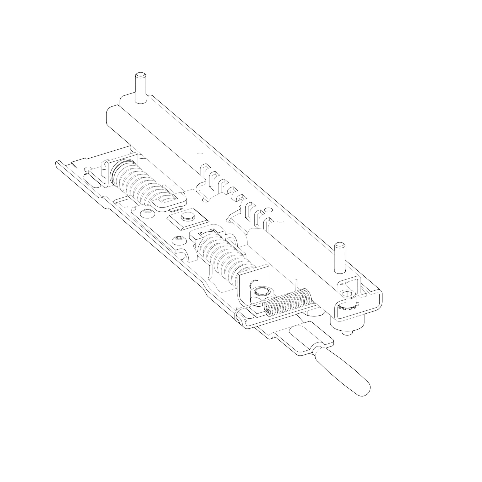 SEAT SLIDE TRACK KIT, Z500 FORE AFT