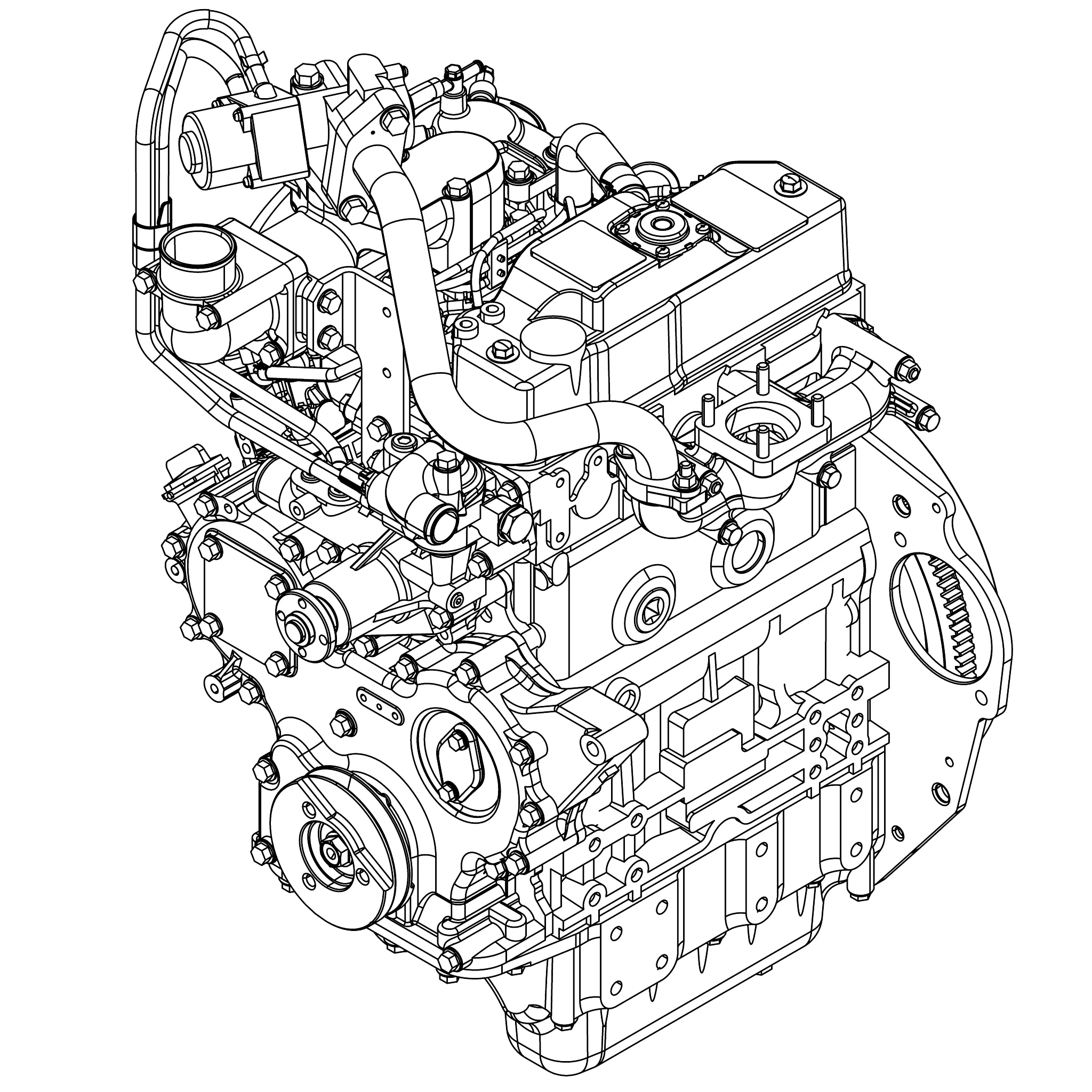 John Deere Diesel Engine - AUC15727