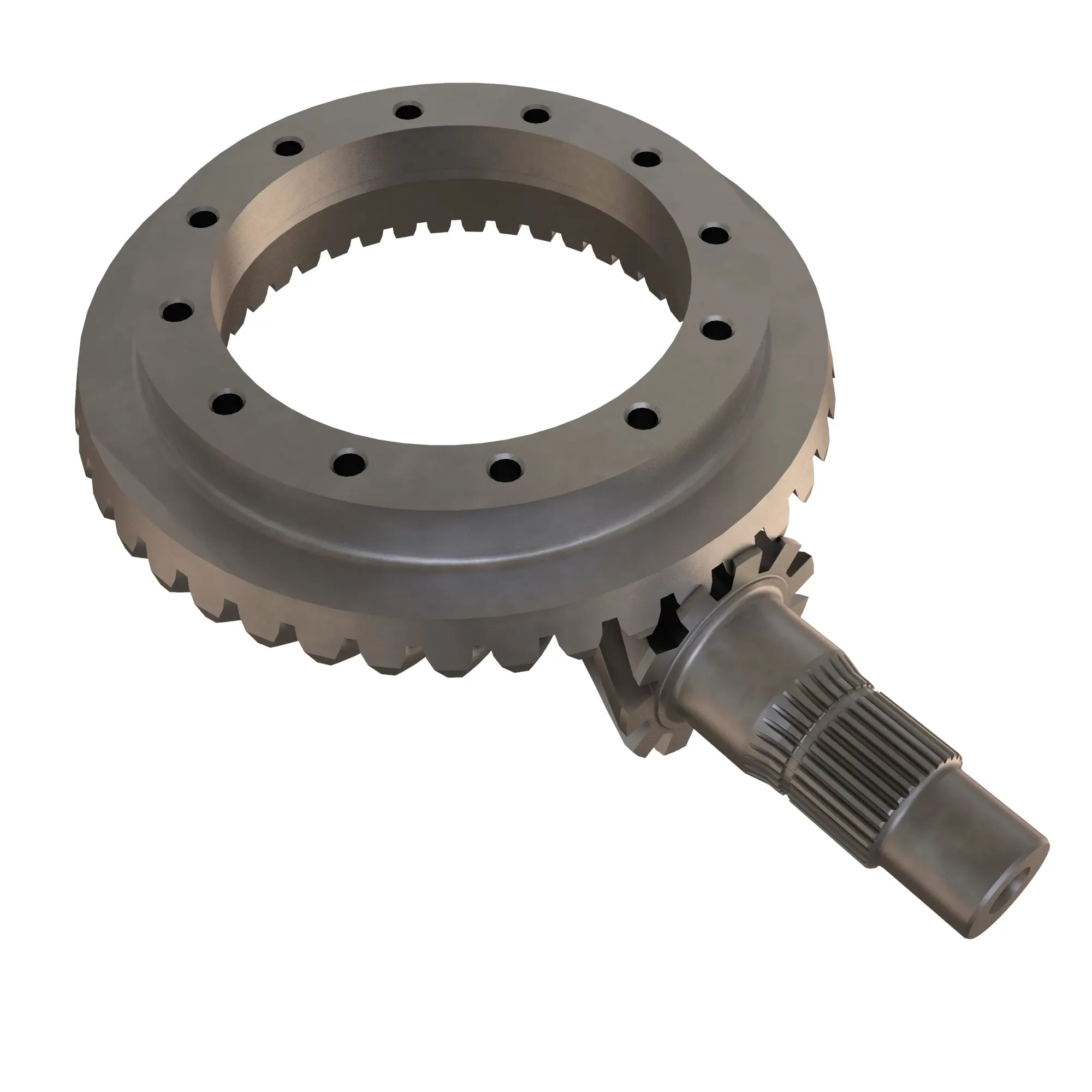 John Deere Differential Spiral Bevel Gear with Shaft - RE64060