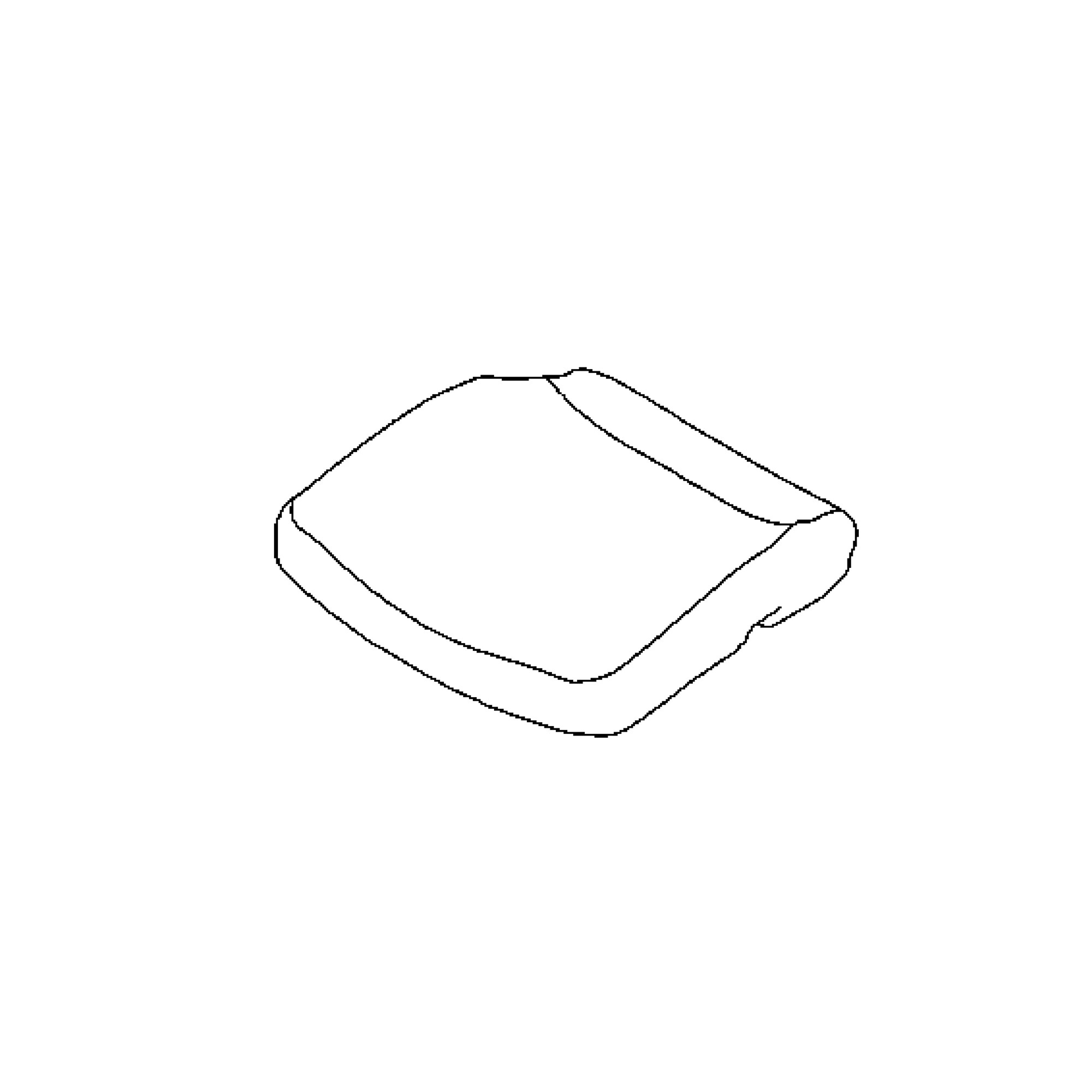 John Deere Bottom Seat Cushion - SJ292622