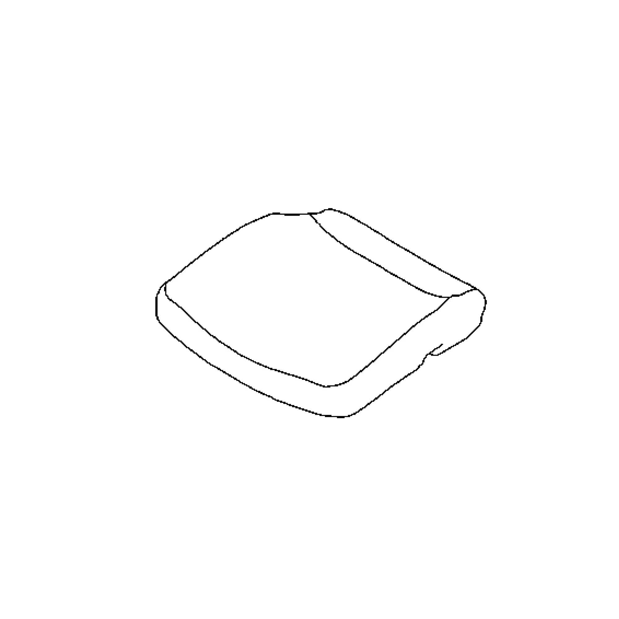 John Deere Bottom Seat Cushion - SJ292622