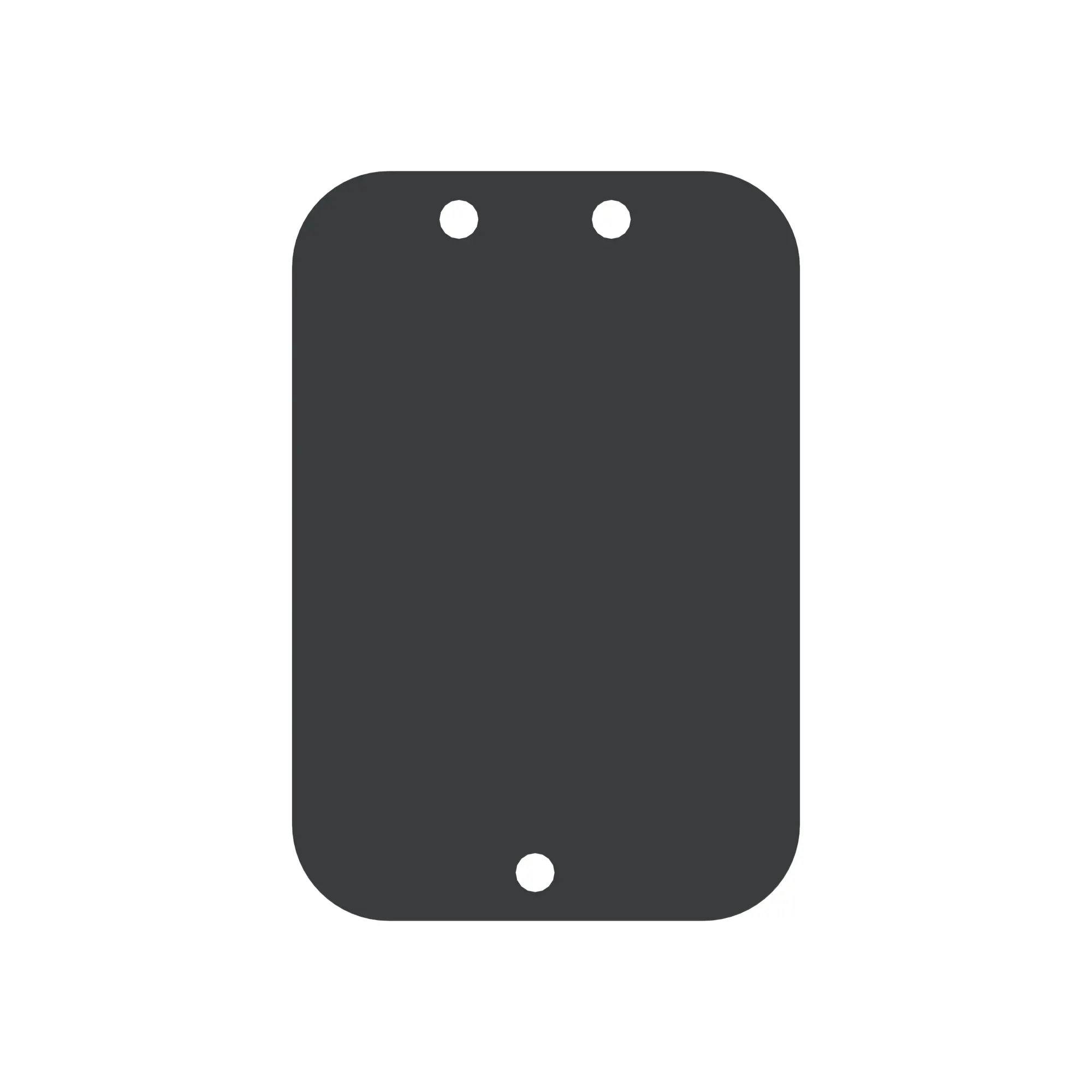 BRACKET, REAR VIEW CAMERA COVER PLA