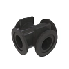 CROSS FITTING, 1.5" FLANGE