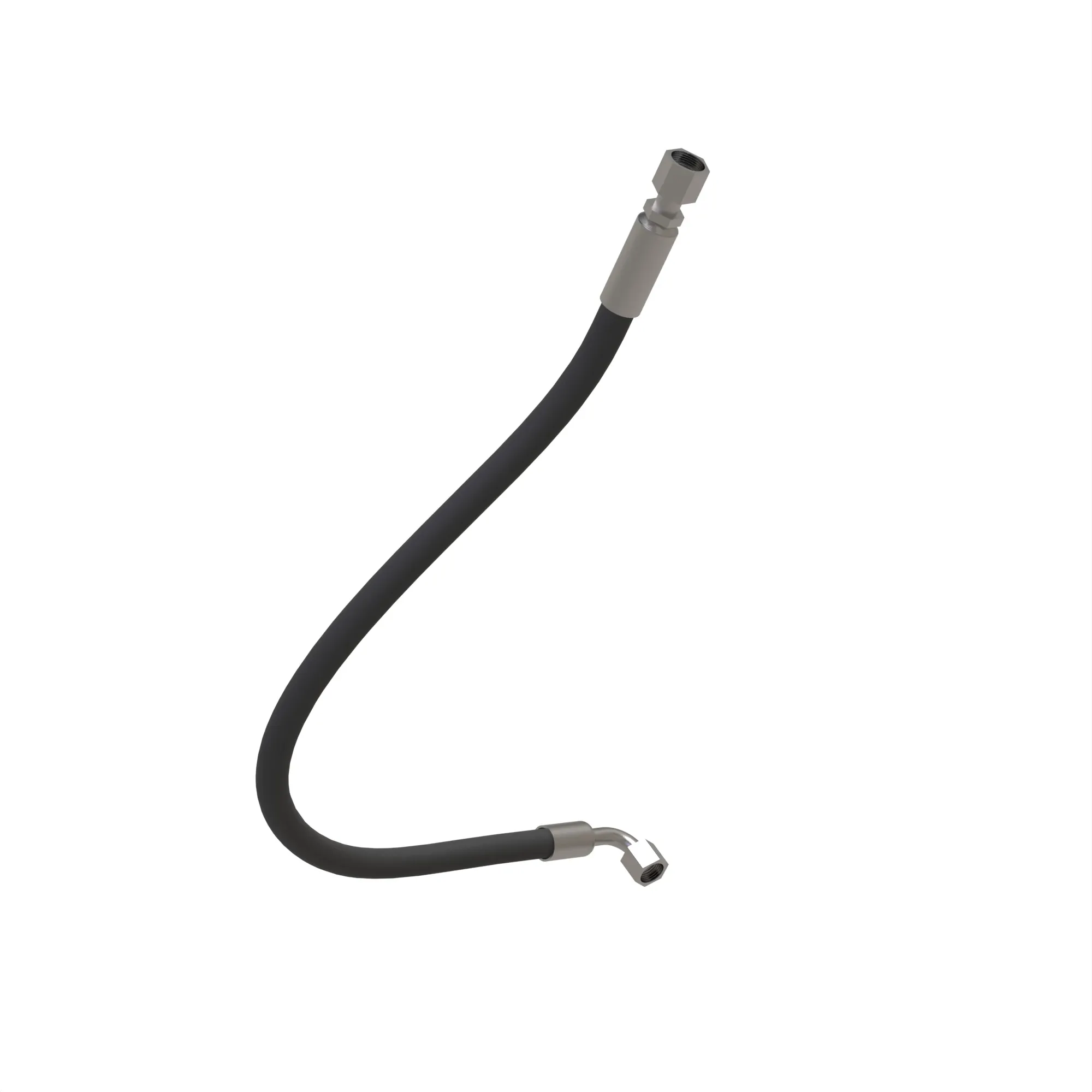 John Deere Header Lift-Cylinder to Tee Hydraulic Hose - AH165794